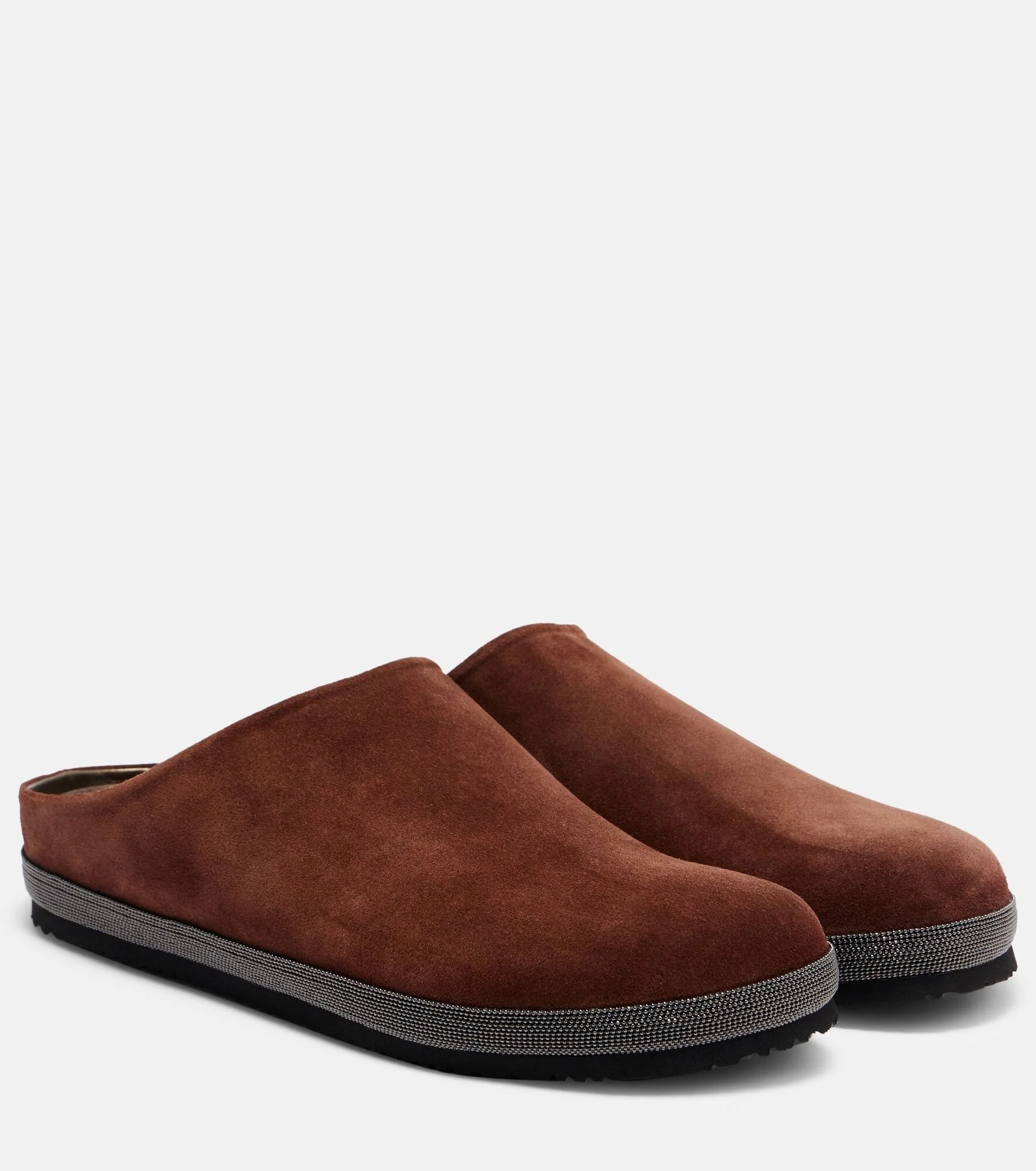 Monili suede clogs - 1