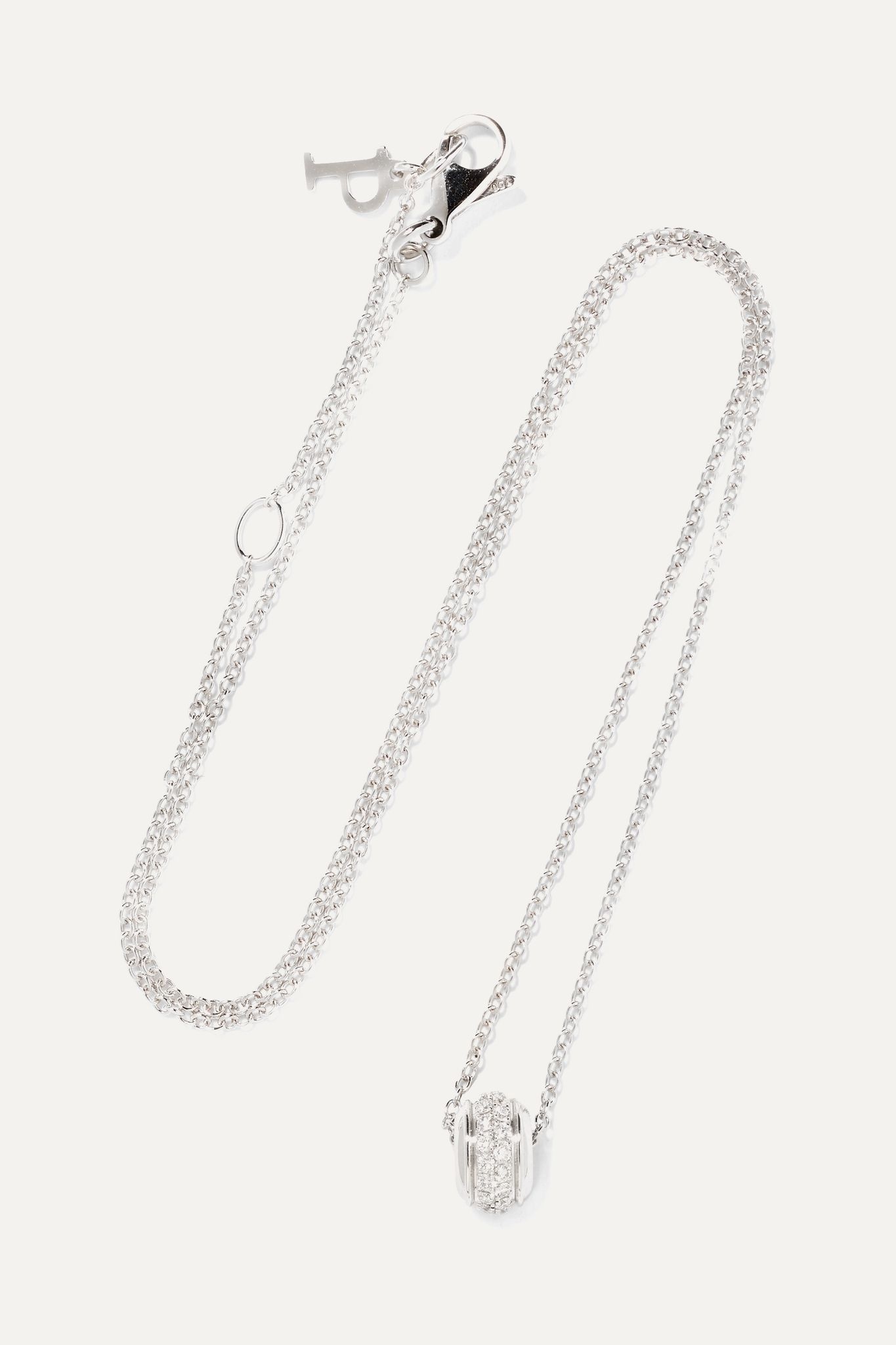 Possession 18-karat white gold diamond necklace - 1