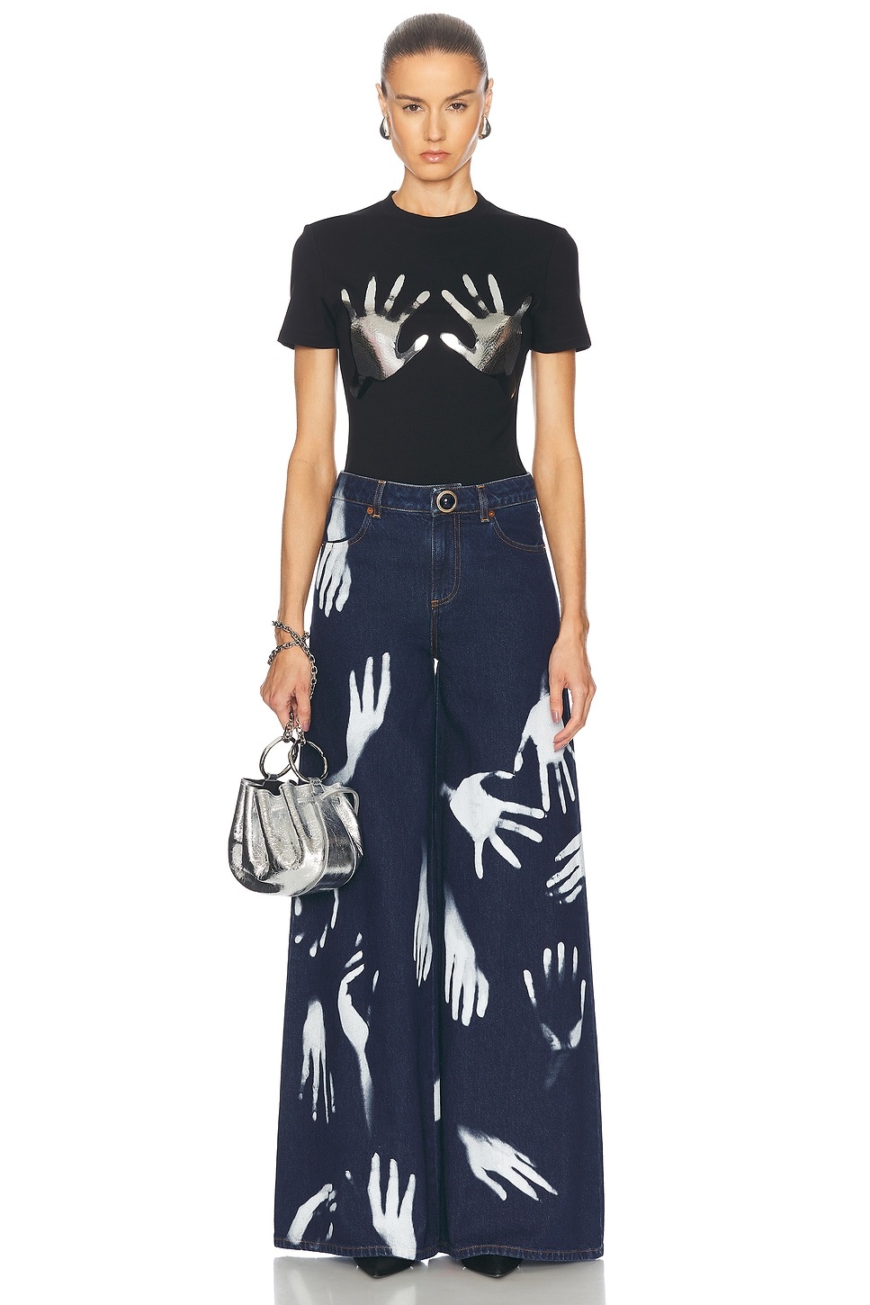 Handprint Wide Leg - 5