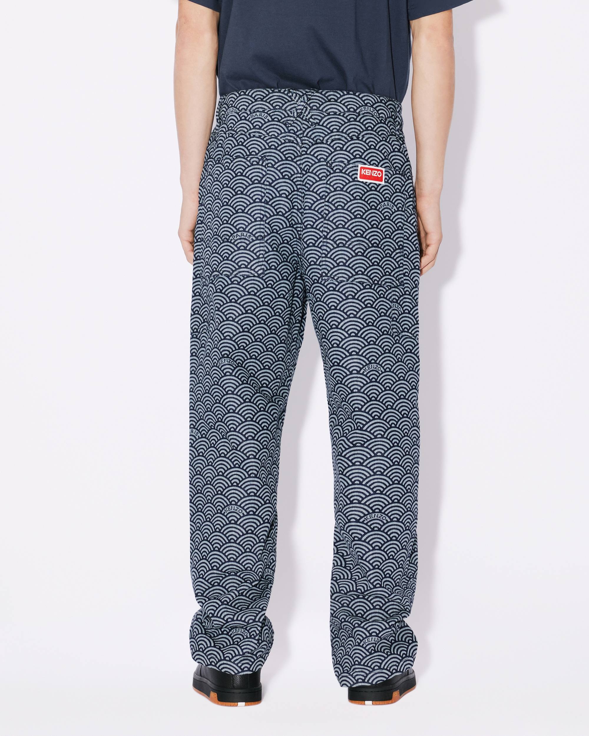 'KENZO Seigaiha' Monkey combat jeans - 5