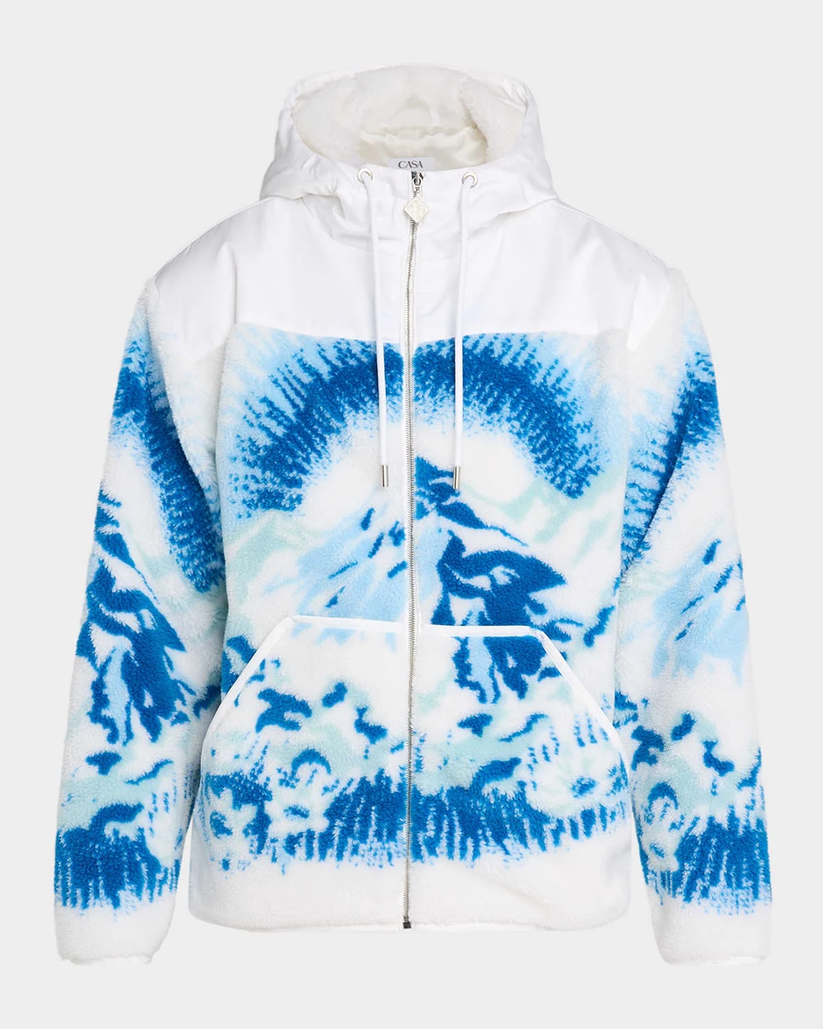 Men's Ski Landscape Hooded Fleece Jacket - 1