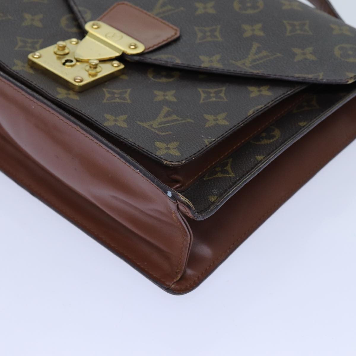 LOUIS VUITTON Monogram Monceau 28 Hand Bag M51185 - 11
