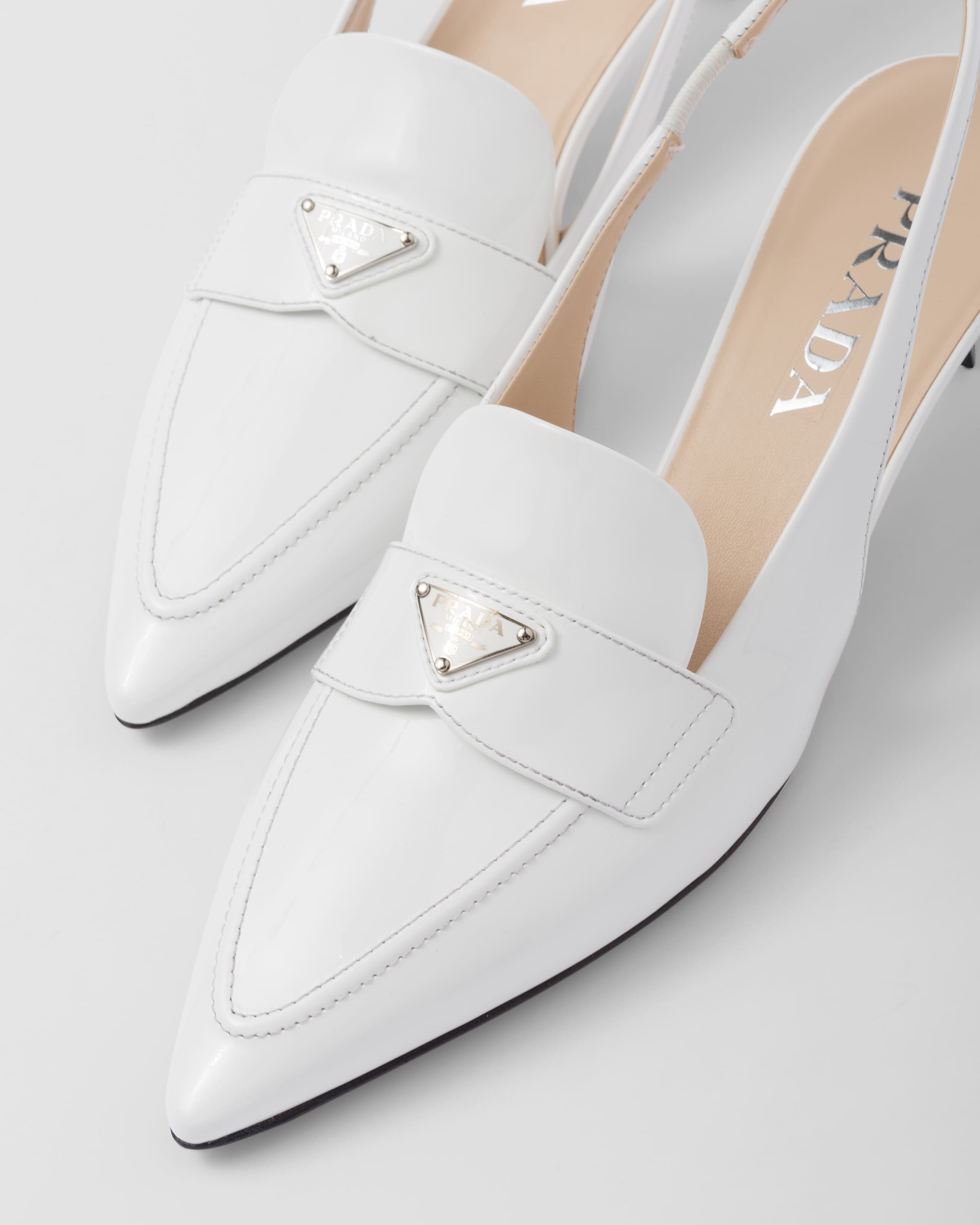 Patent leather slingbacks - 6