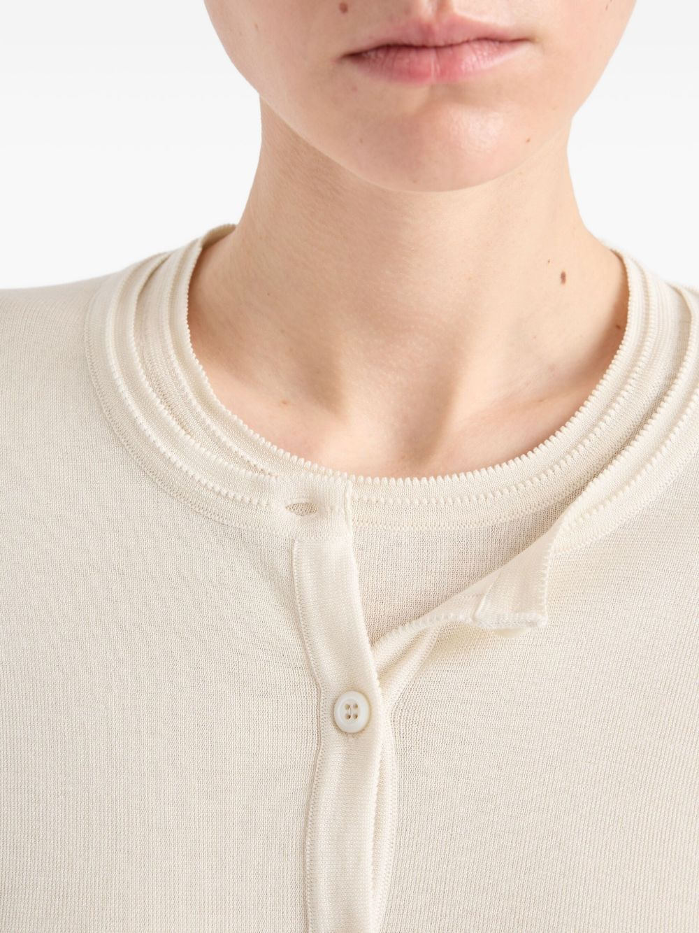 long-sleeves button cardigan - 4