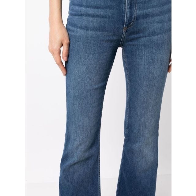 High-rise flared jeans - 4