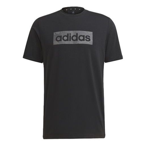 adidas Universal Graphic T-Shirt 'Black' GV5189 - 1