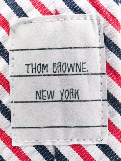 Thom Browne seersucker stripe tie outlook