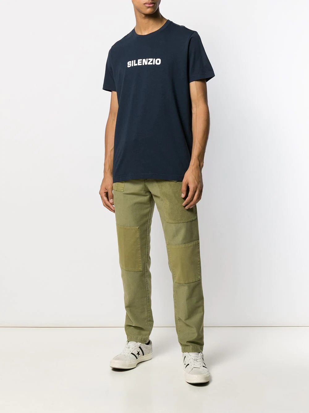 Silenzio print relaxed-fit T-shirt - 2