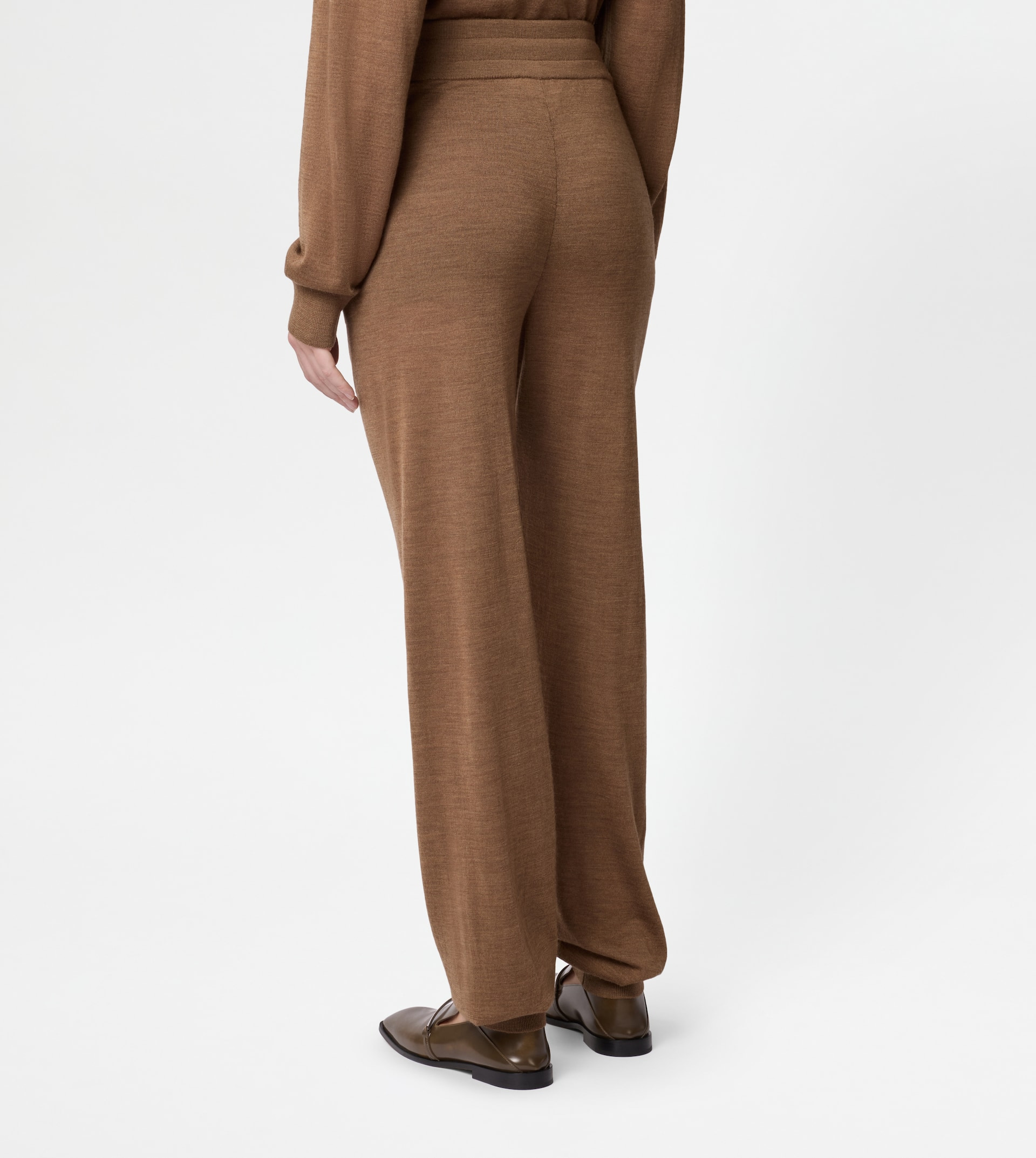 PANTS IN KNIT - BROWN - 4