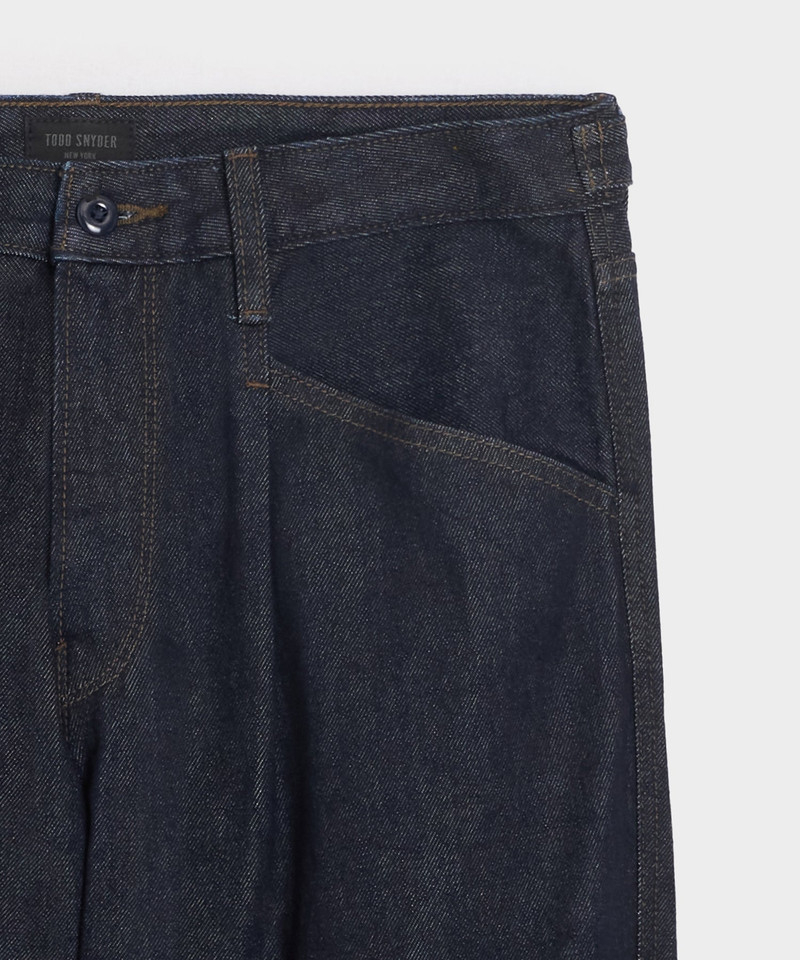 Pleated Denim Welder Pant 8