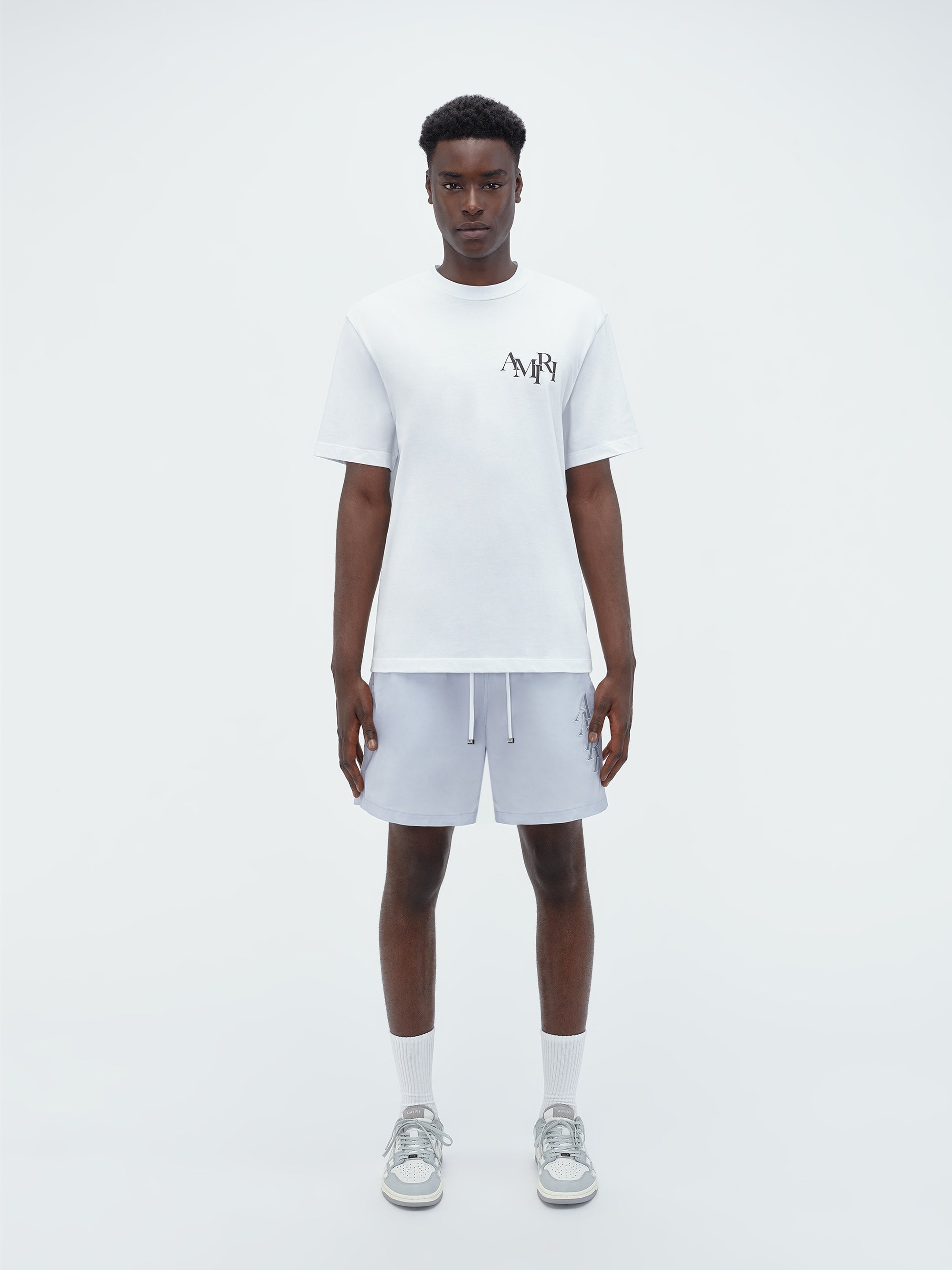AMIRI STACK LOGO SWIM TRUNK - 2