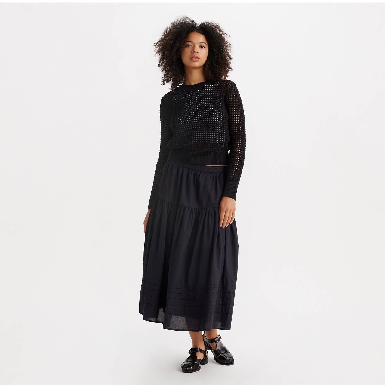 BECCA TIERED SKIRT - 2