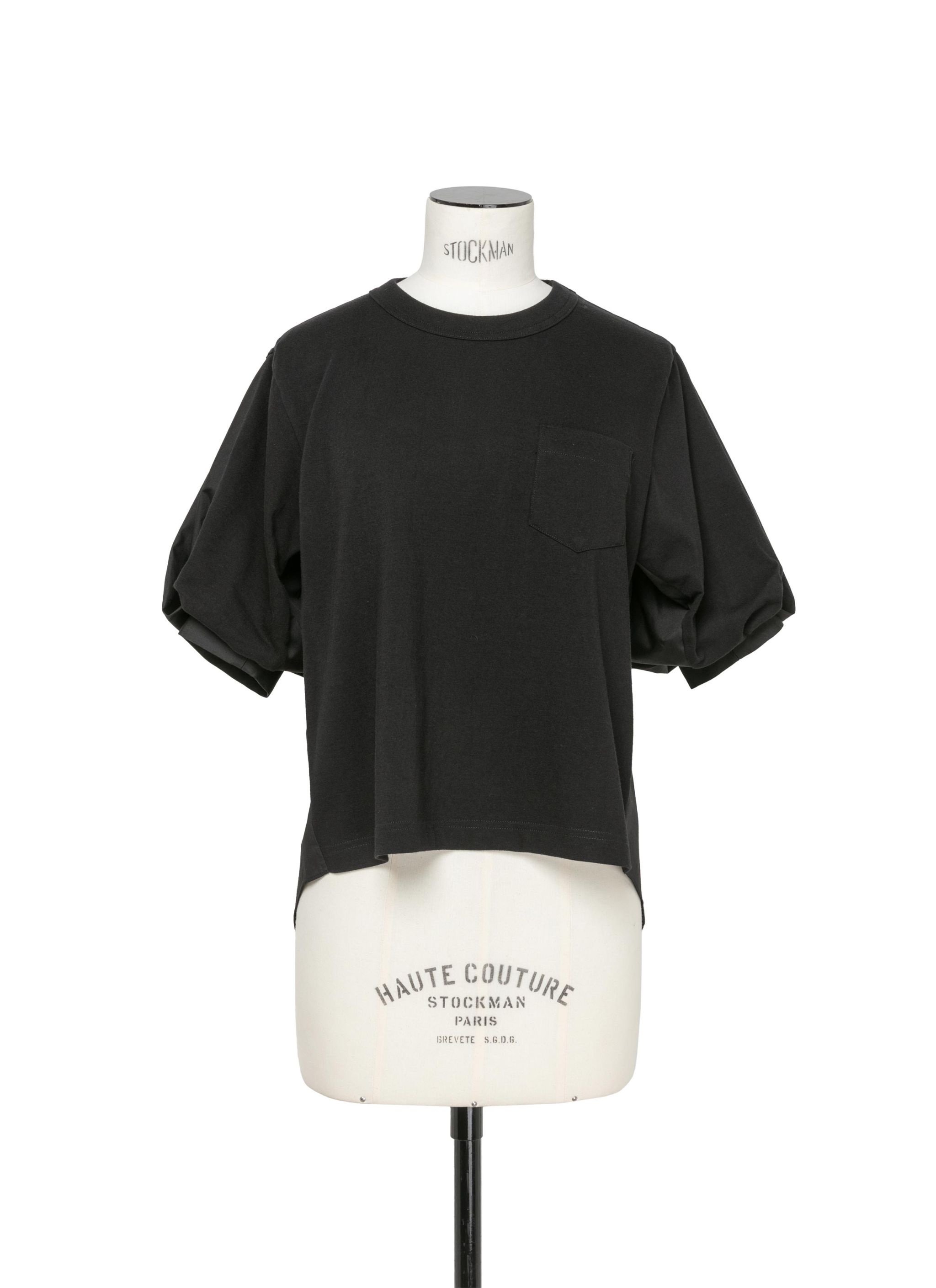 Cotton Poplin x Cotton Jersey T-Shirt - 1