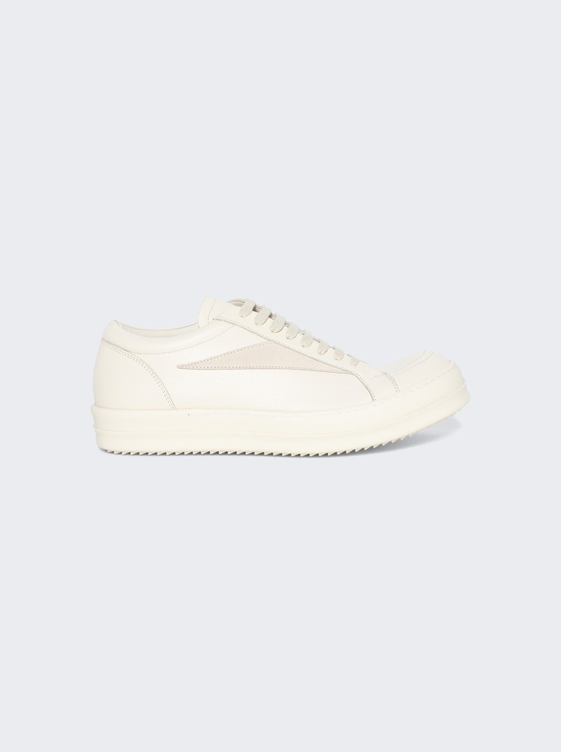 Scarpe In Pelle Vintage Sneakers Milk And Milk - 1