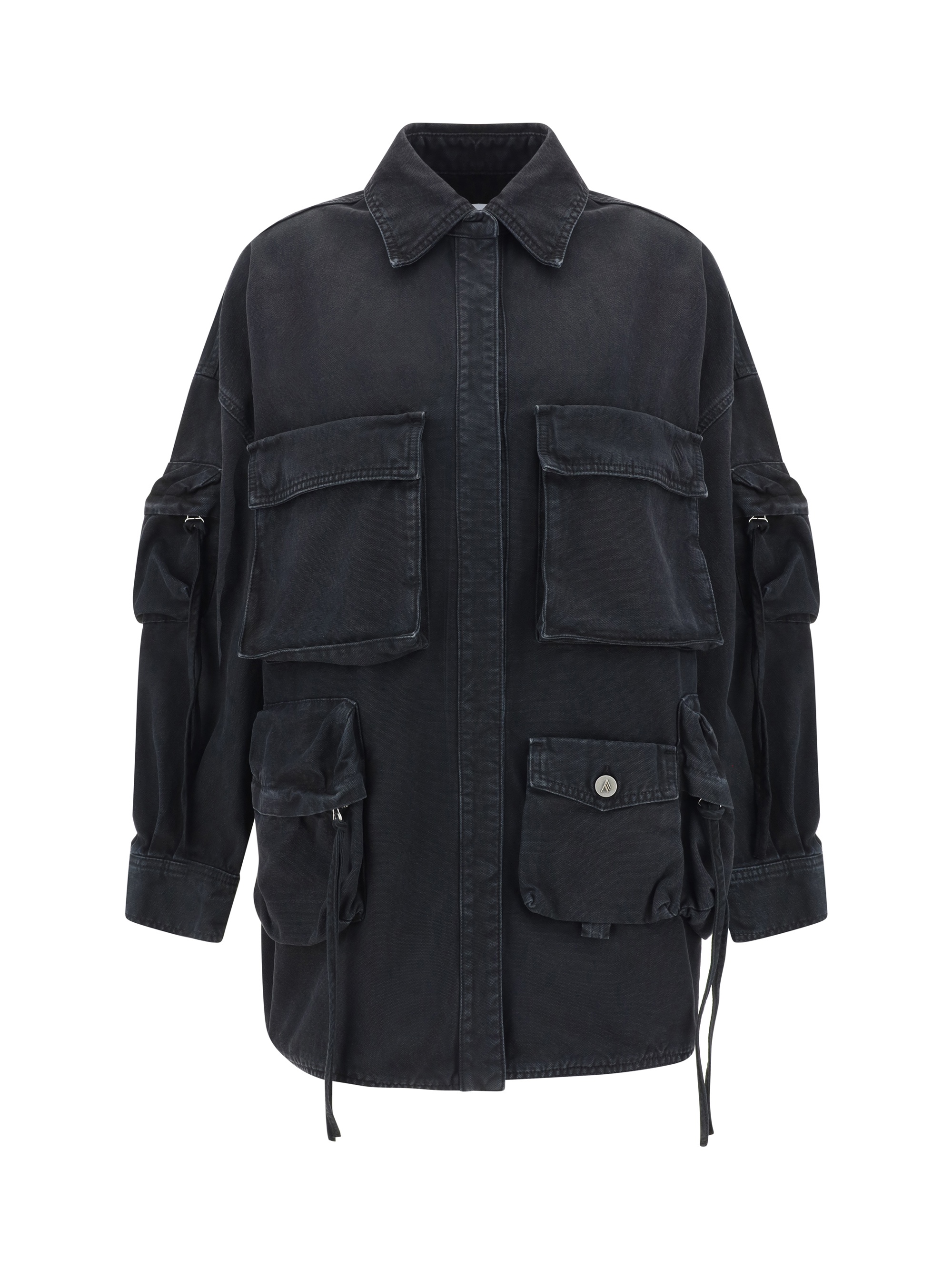 コート THE ATTICO 'Fern' coat Blue 247WCB48D088 22897681_53896014_1000.jpg