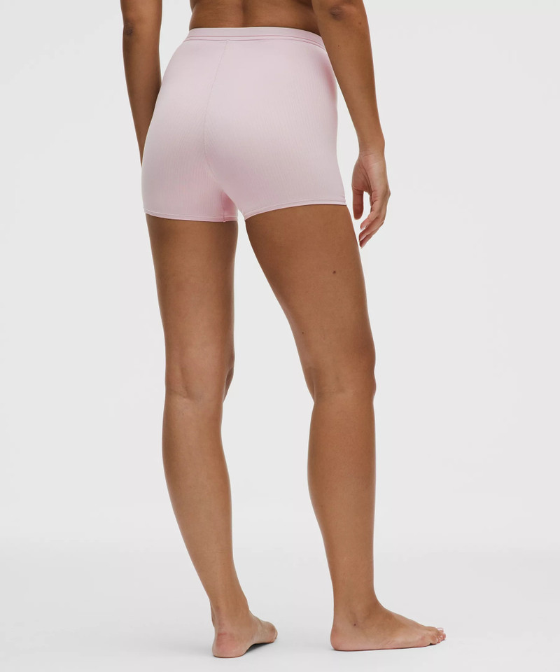 Stretch Cotton Ribbed Logo Super-High-Rise Shortie Underwear 3
