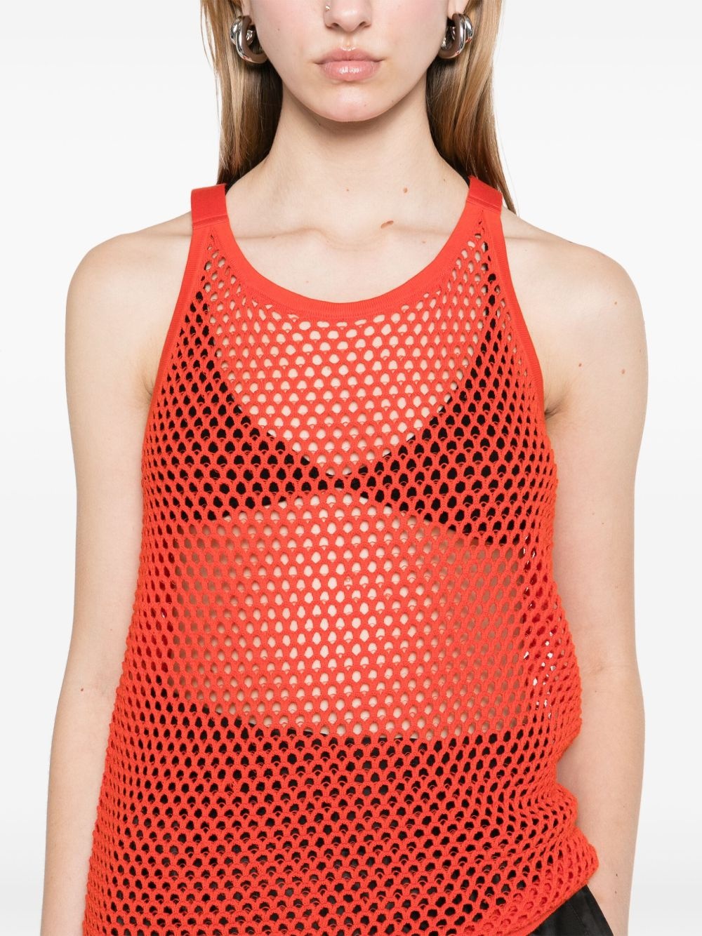 scoop-neck tank top - 5