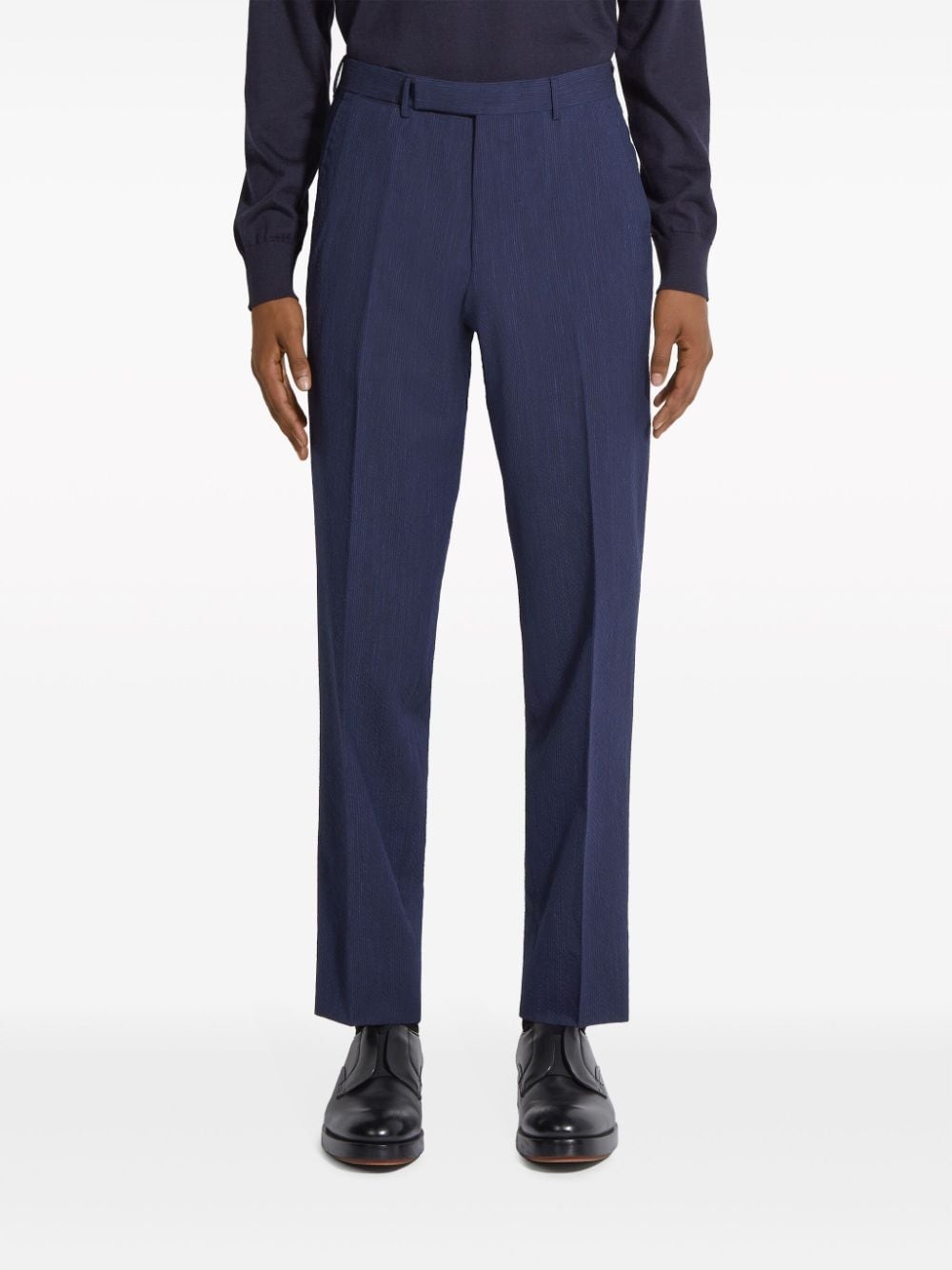 high-waist slim-fit trousers - 2