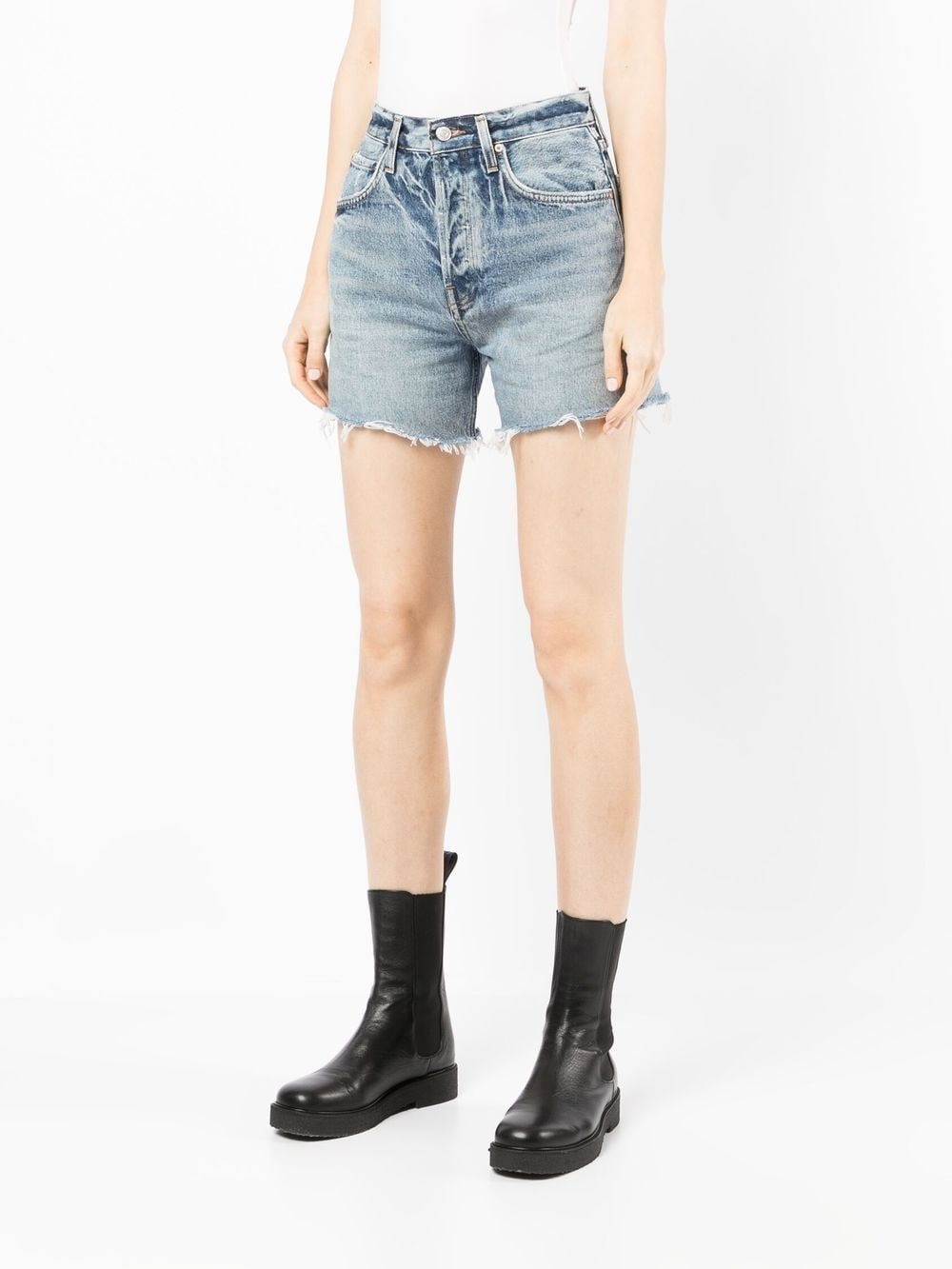 Riley cut-off denim shorts - 3