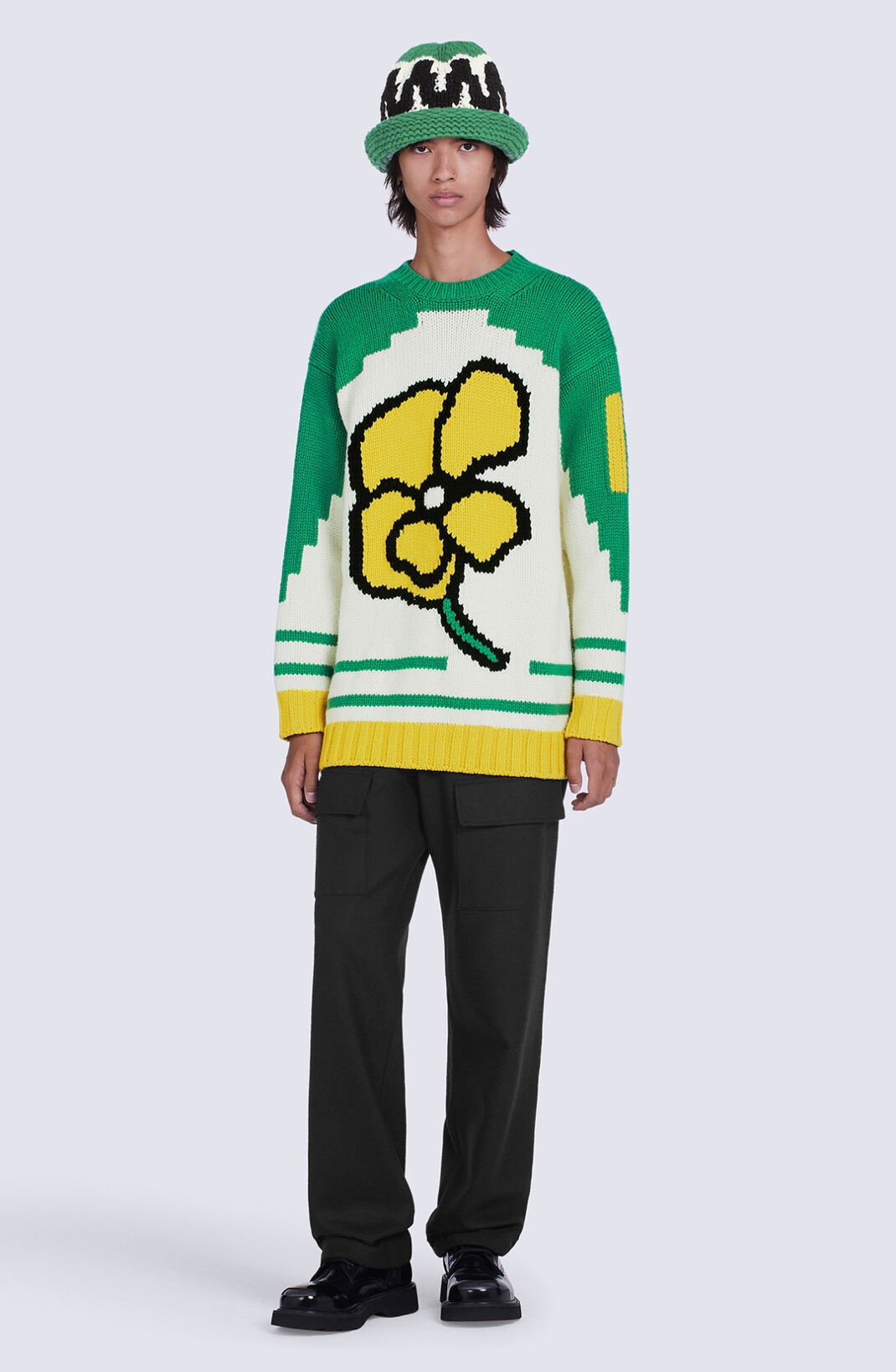 Oversized 'KENZO Poppy' jumper - 3