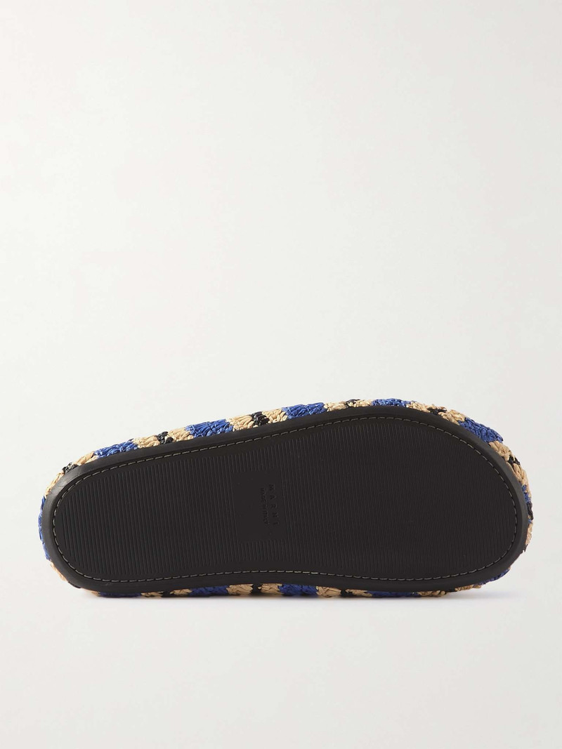 + No Vacancy Inn Striped Woven Mules 3