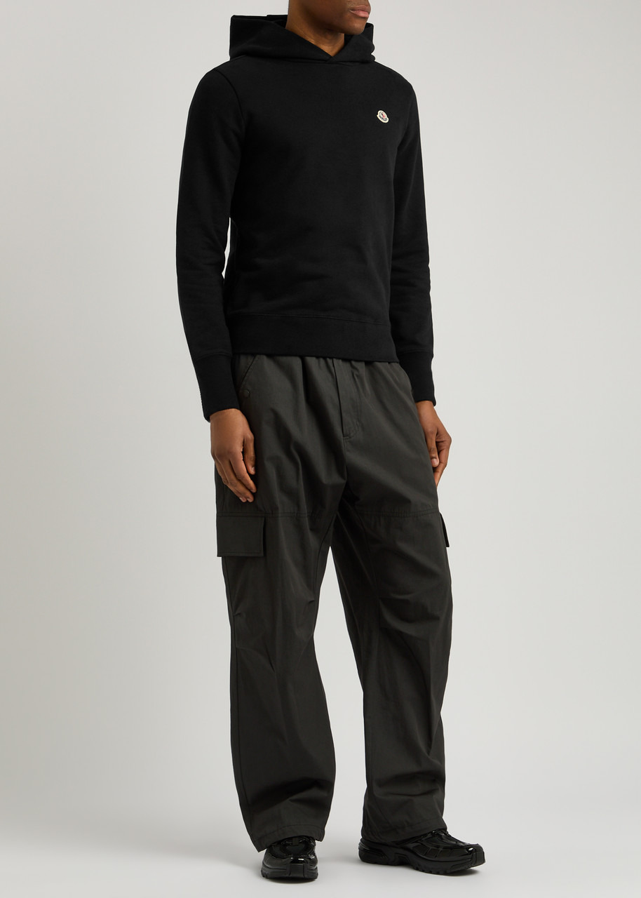 Moncler Logo-appliquéd Hooded Cotton Sweatshirt - 4