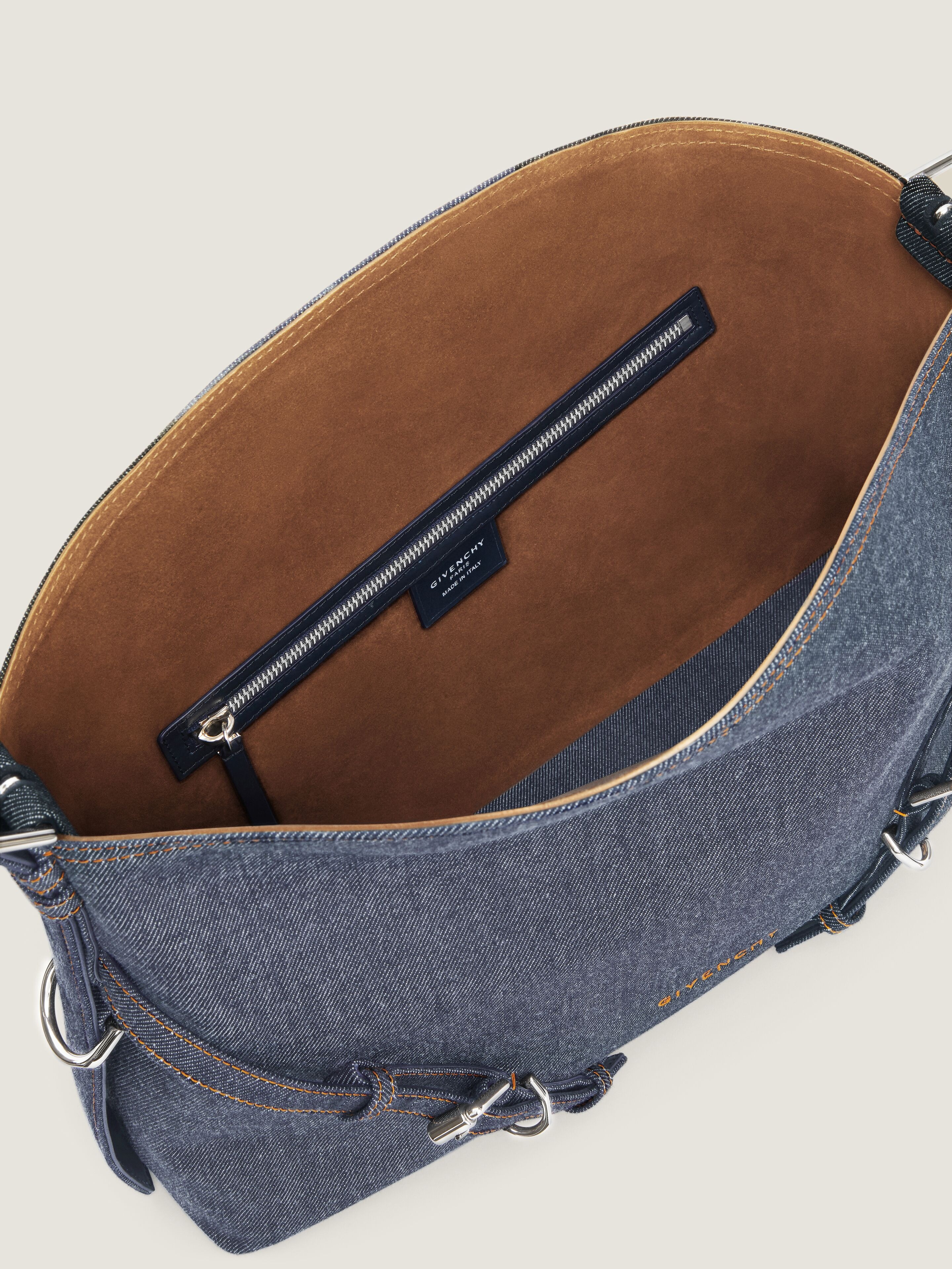 MEDIUM VOYOU BAG IN DENIM - 5