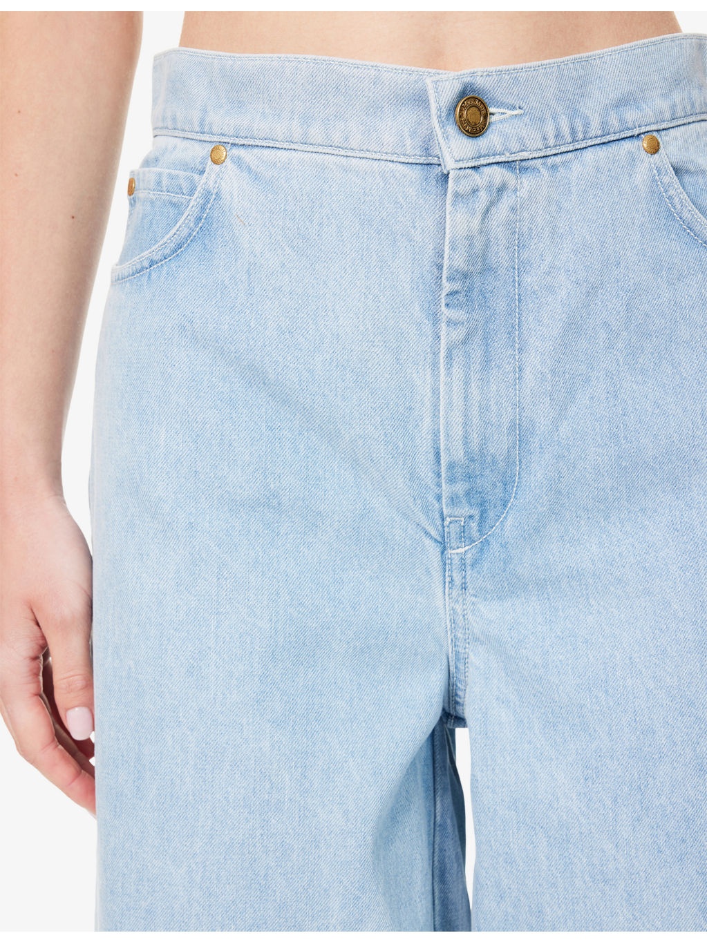 Affari Wide-Leg Denim Jeans - 5