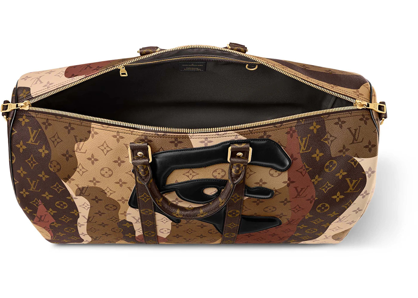 Louis Vuitton Keepall Bandouliere 55 Brown - 3