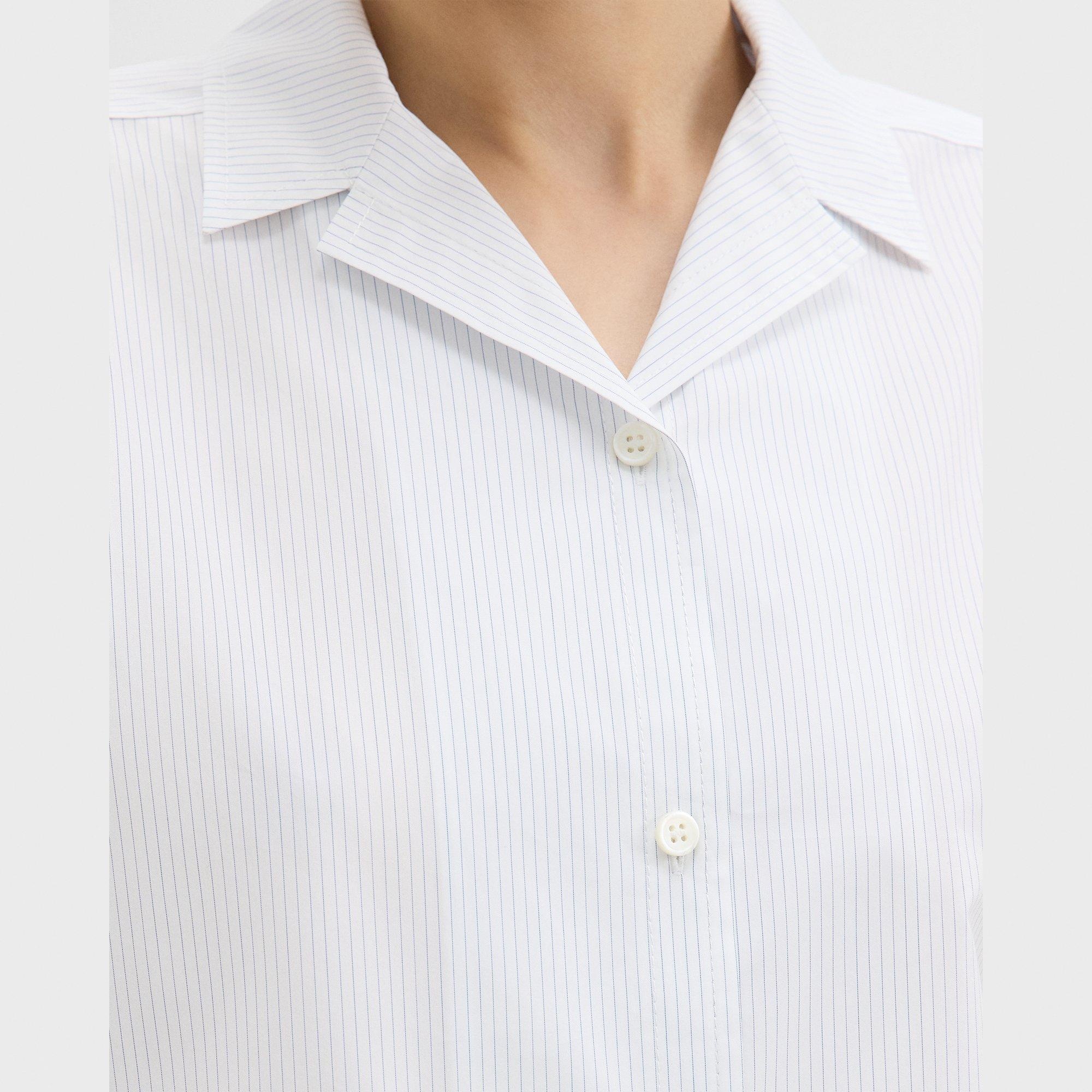 Striped Cotton-Blend Shirt - 5
