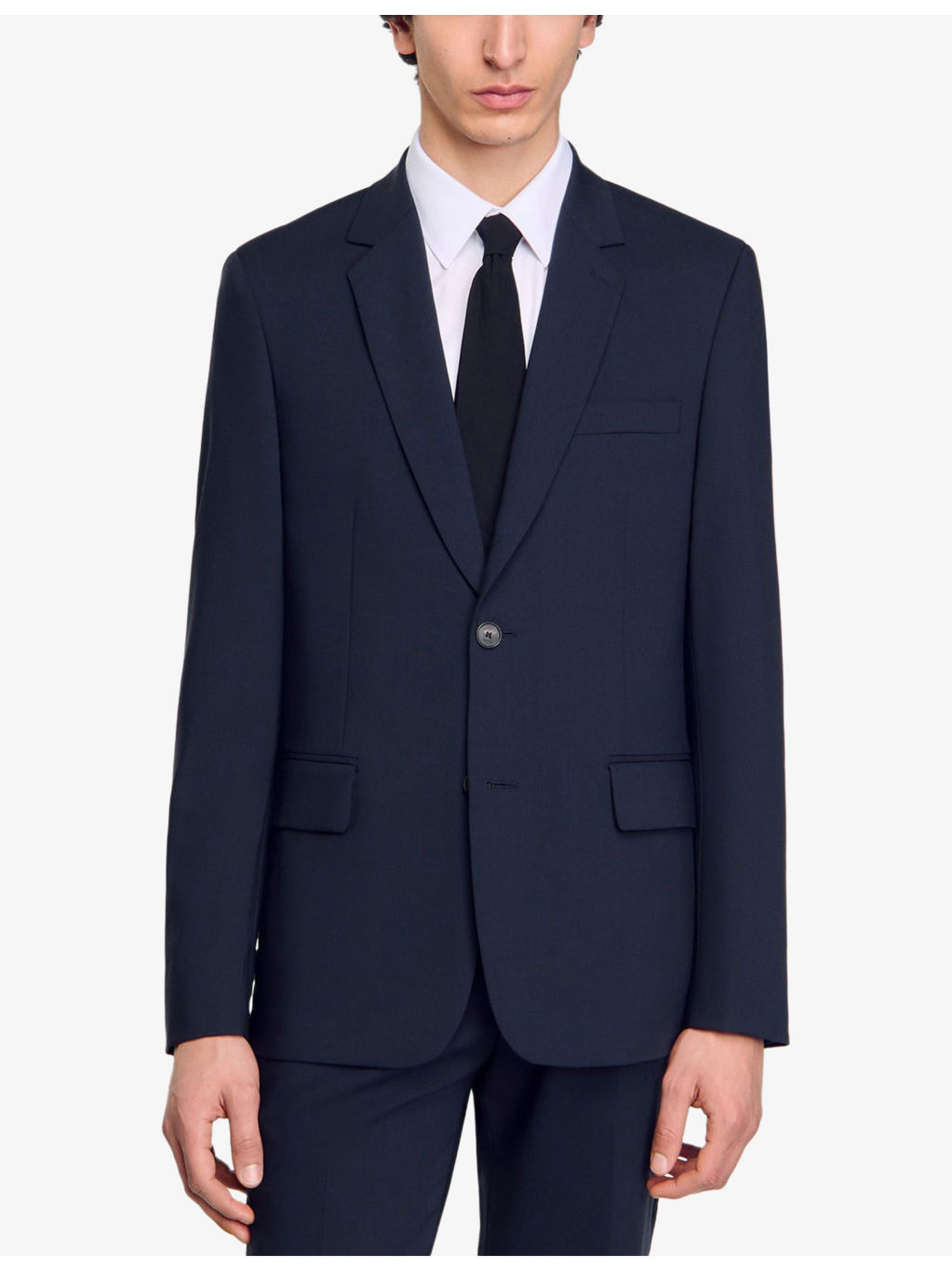 Regular-Fit Single-Breasted Wool Blazer - 3