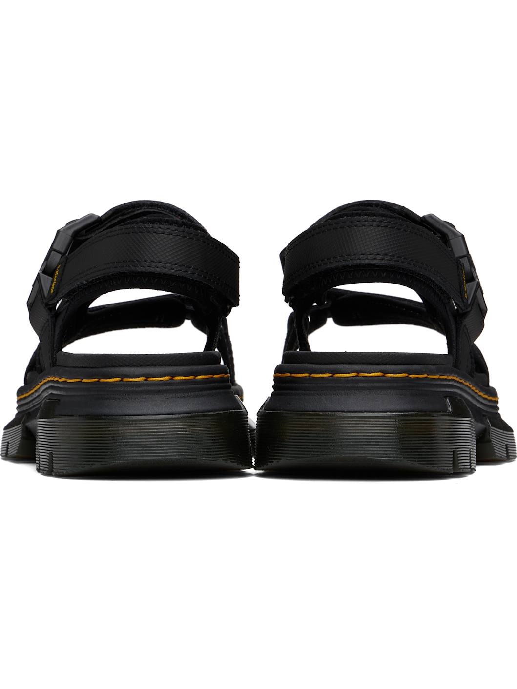 Black Forster Poly Webbing Sandals - 2
