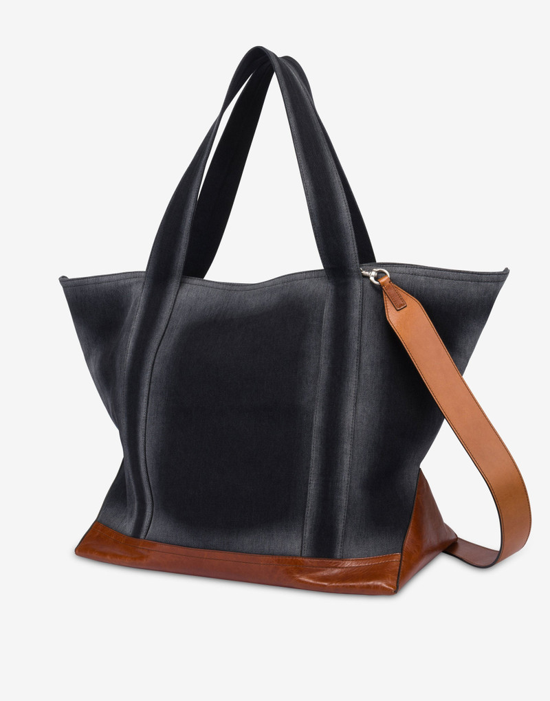 DENIM MAXI TOTE 1