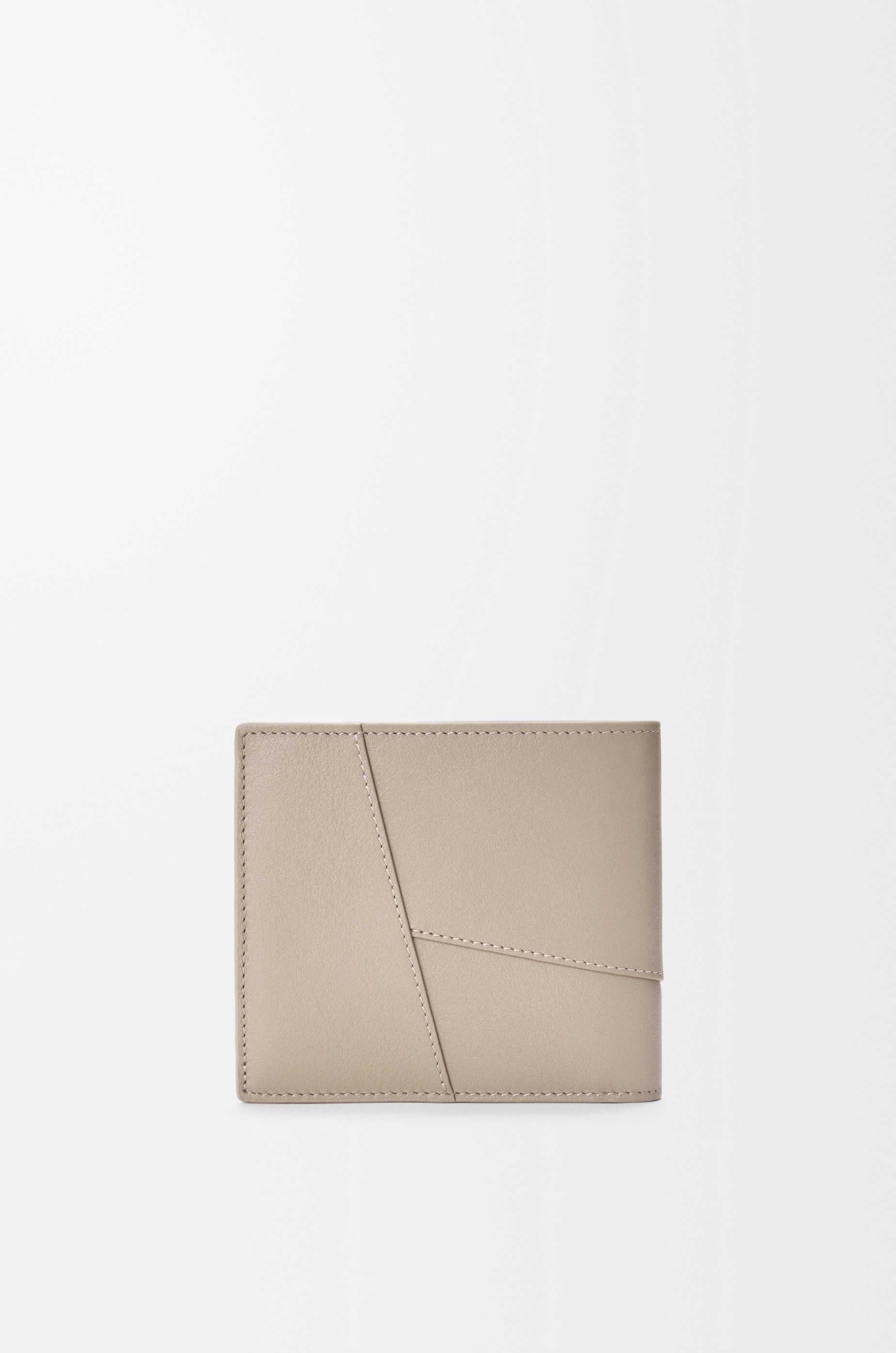 Puzzle bifold coin wallet in classic calfskin - 4