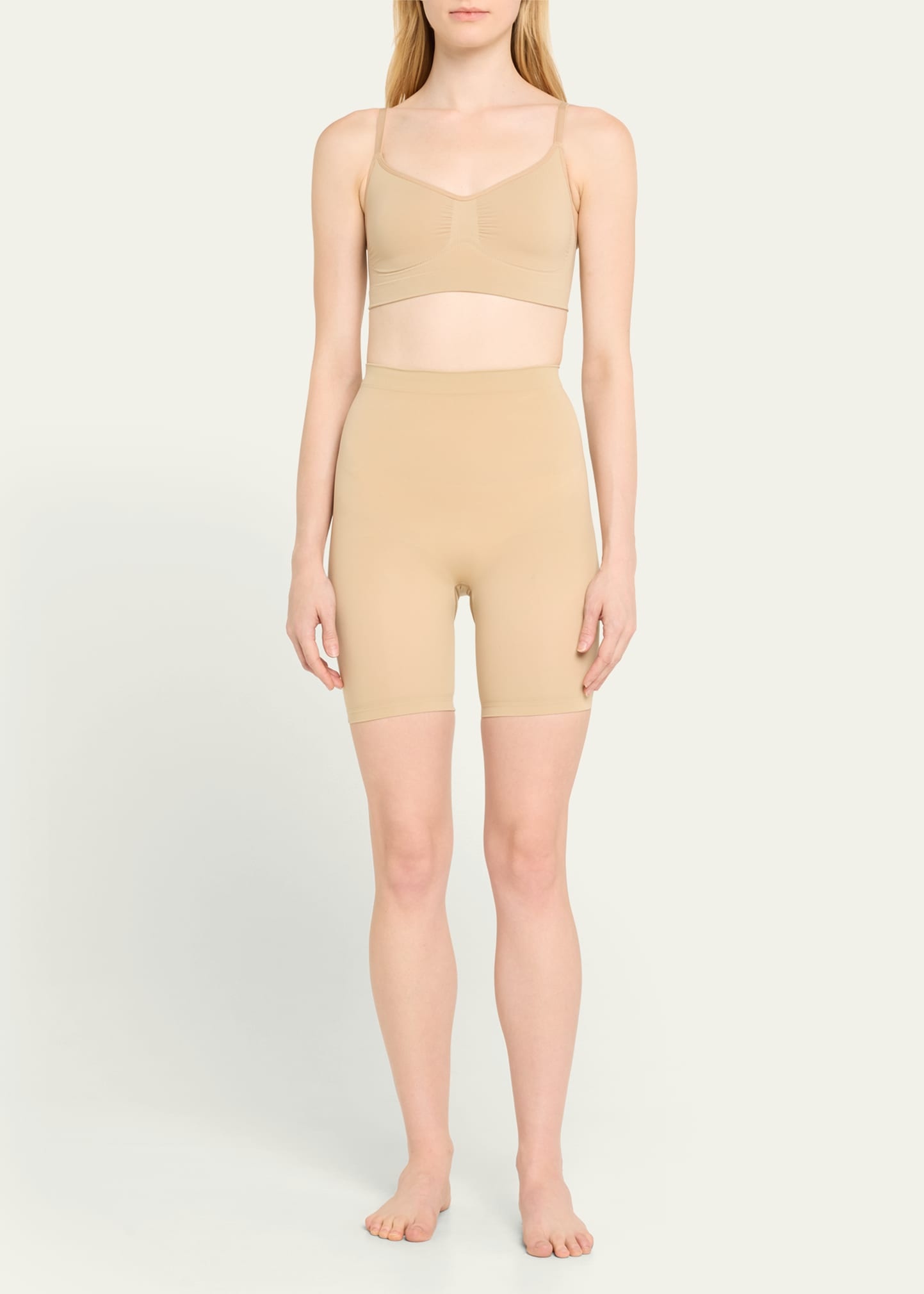 Seamless Sculpt Mid-Thigh Shorts - 2