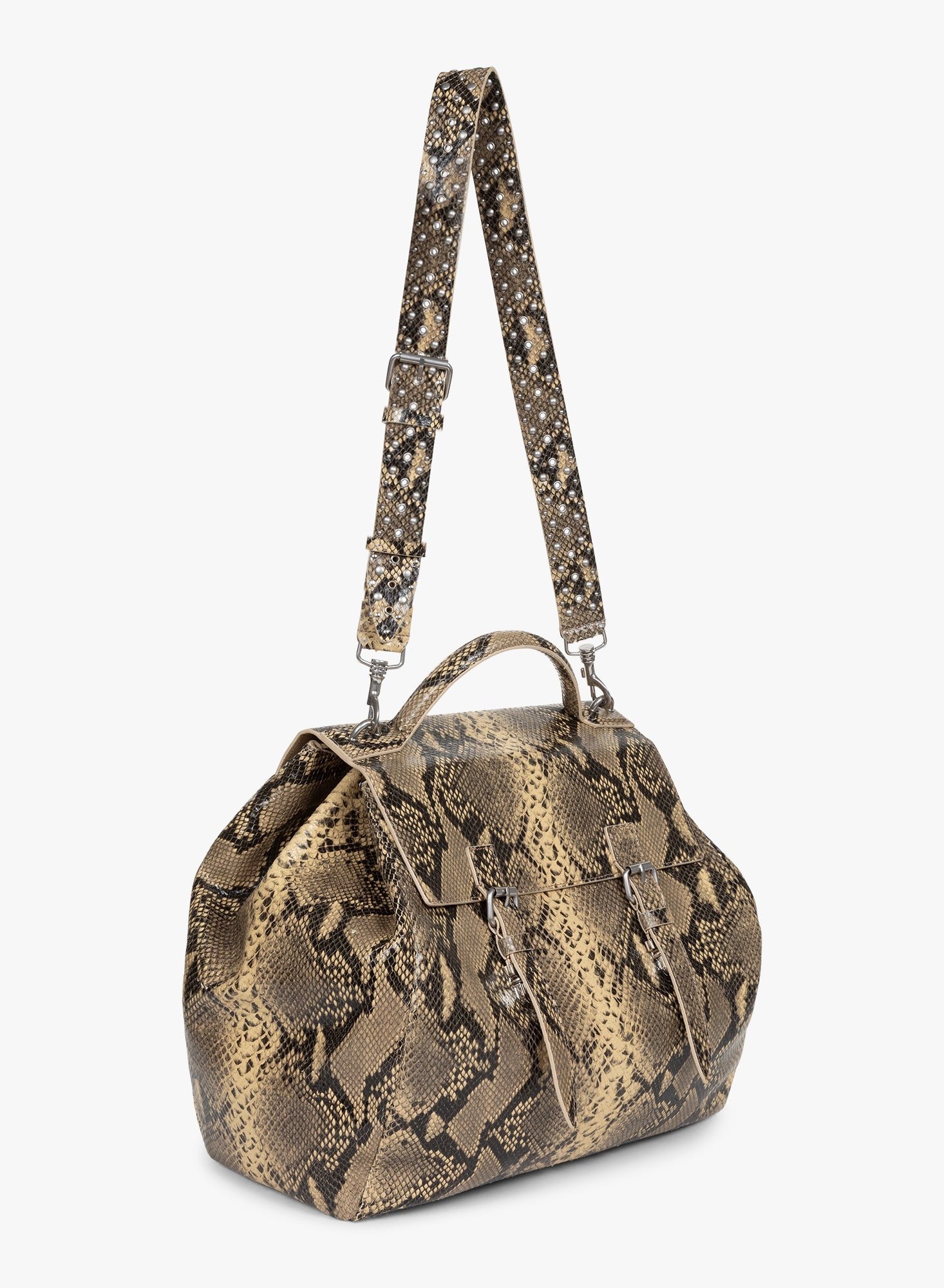 LARGE LEATHER SATCHEL - 3