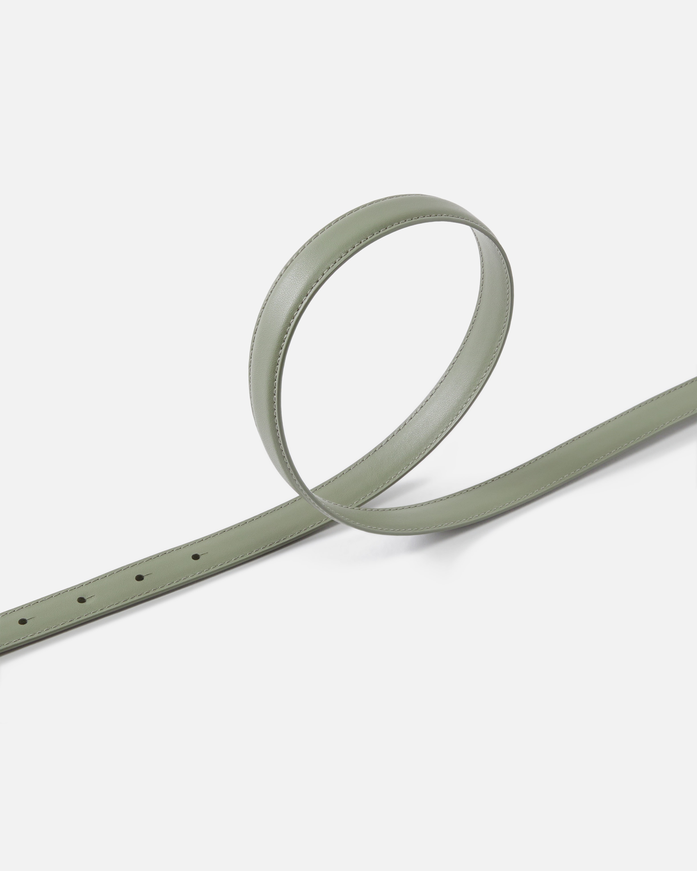 LOVE BIRDS THIN LEATHER BELT 2CM - 4