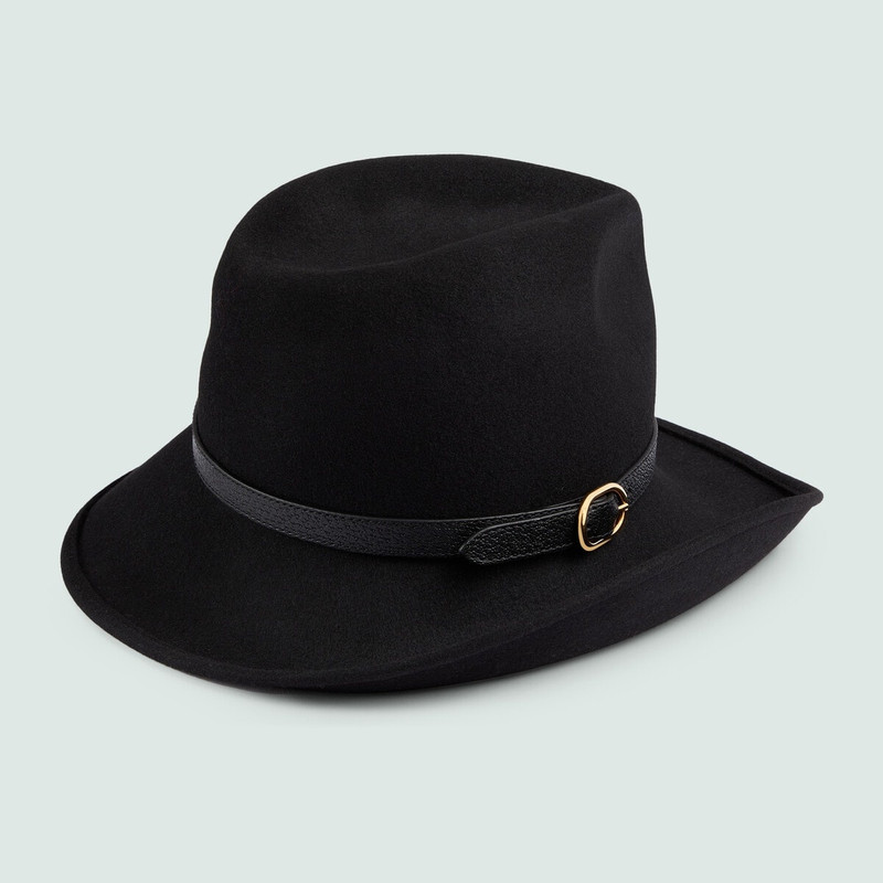 adidas x Gucci felt fedora hat 4