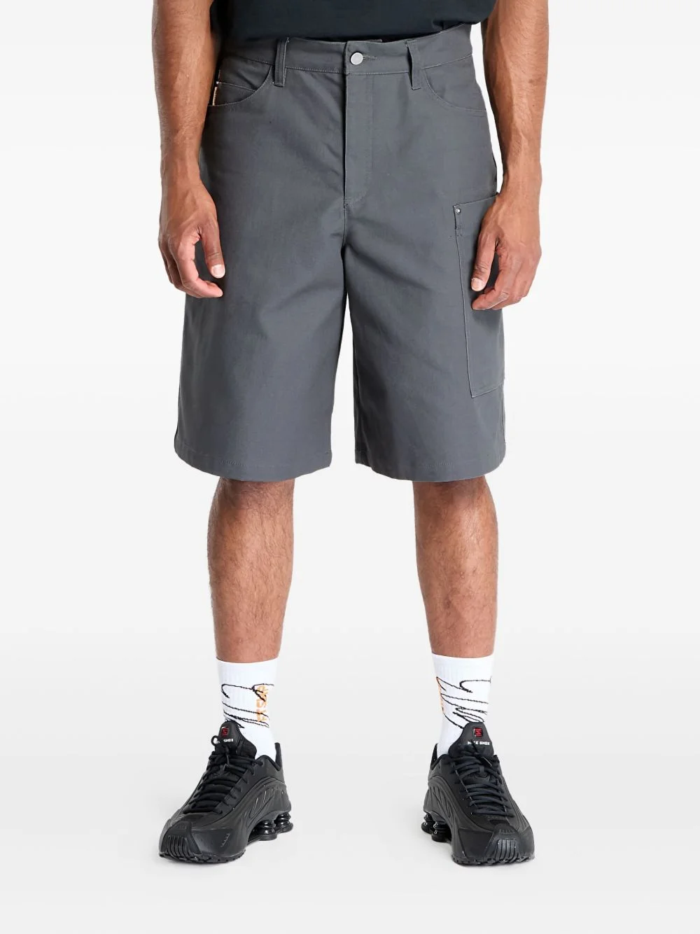 canvas pocket shorts - 1