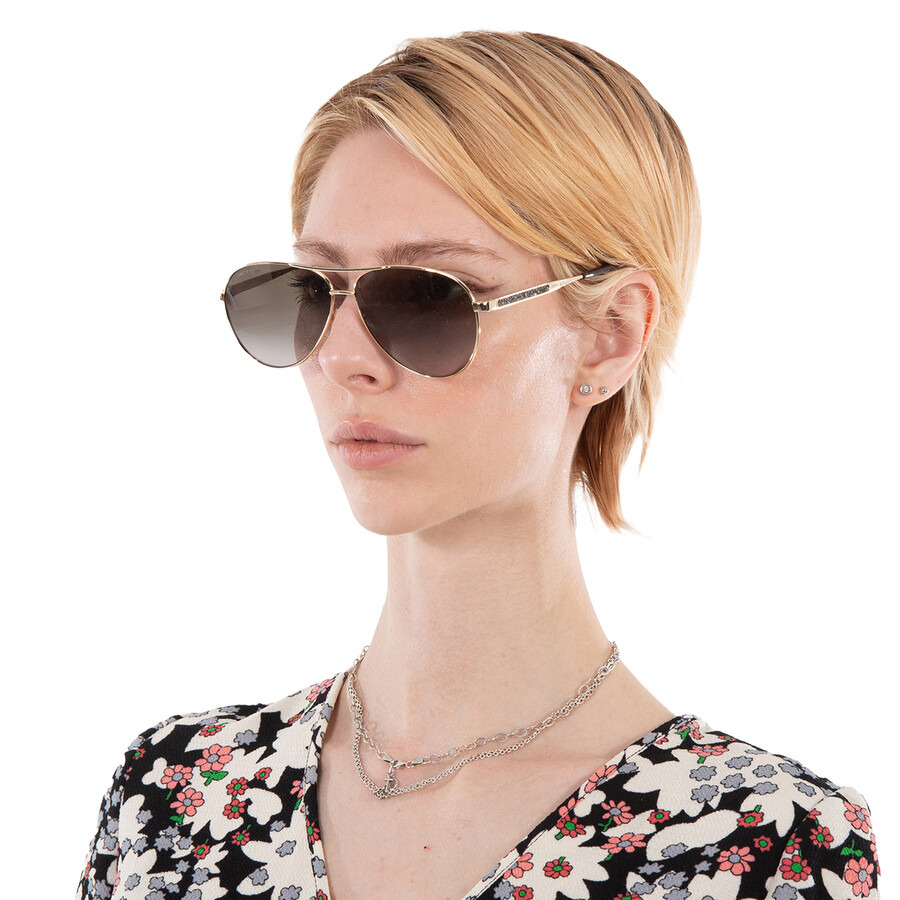 Jimmy Choo Brown Gradient Pilot Ladies Sunglasses JIMENA/S 006J/HA 60 - 2