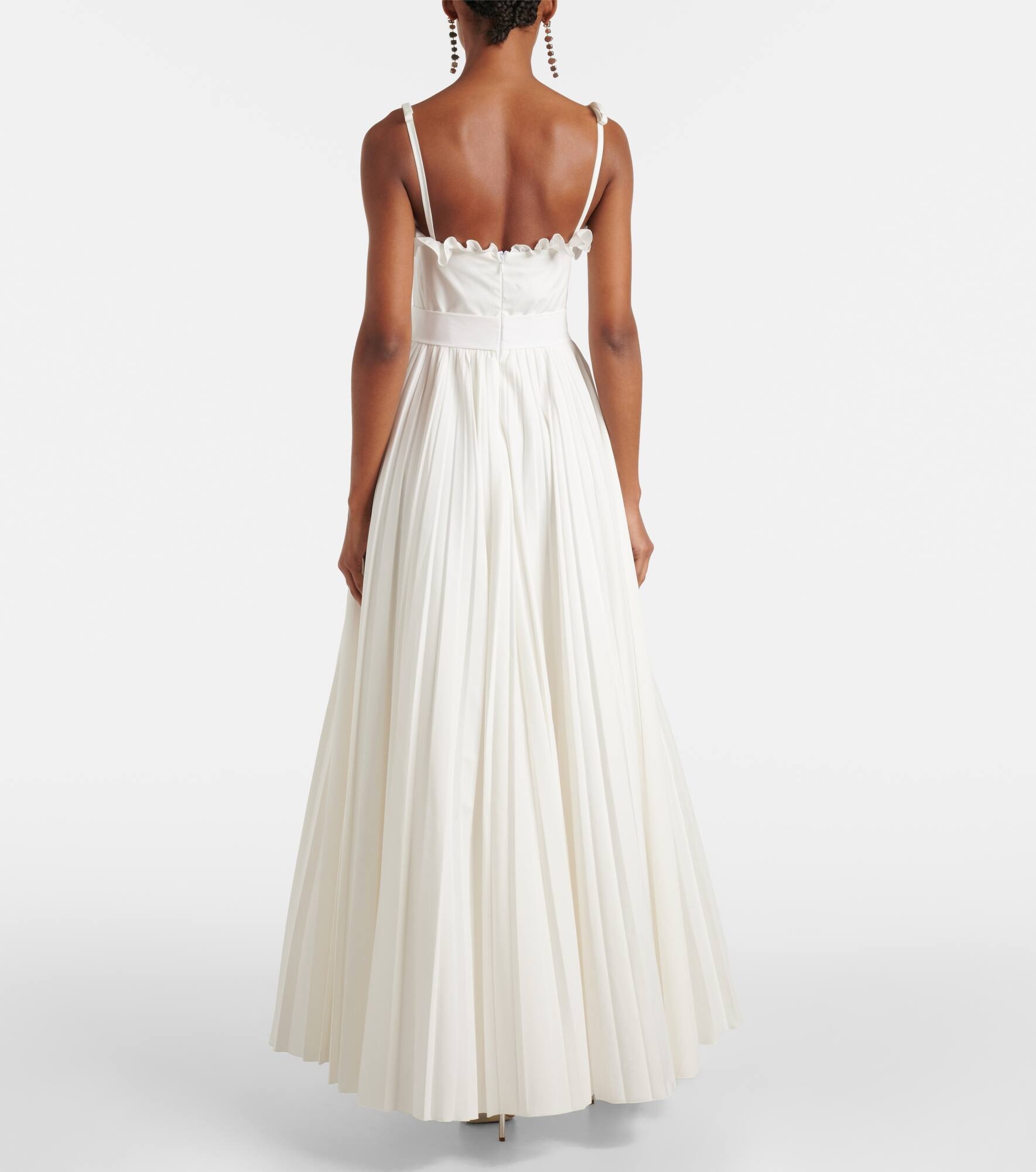 Ruffled cotton maxi dress - 3
