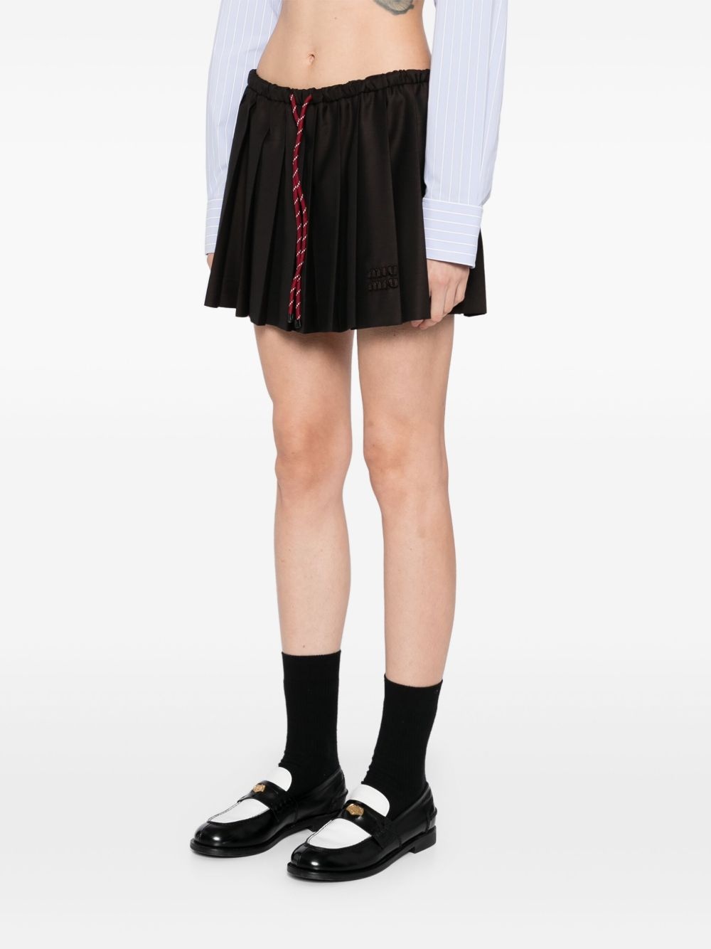 pleated Batavia skirt - 3