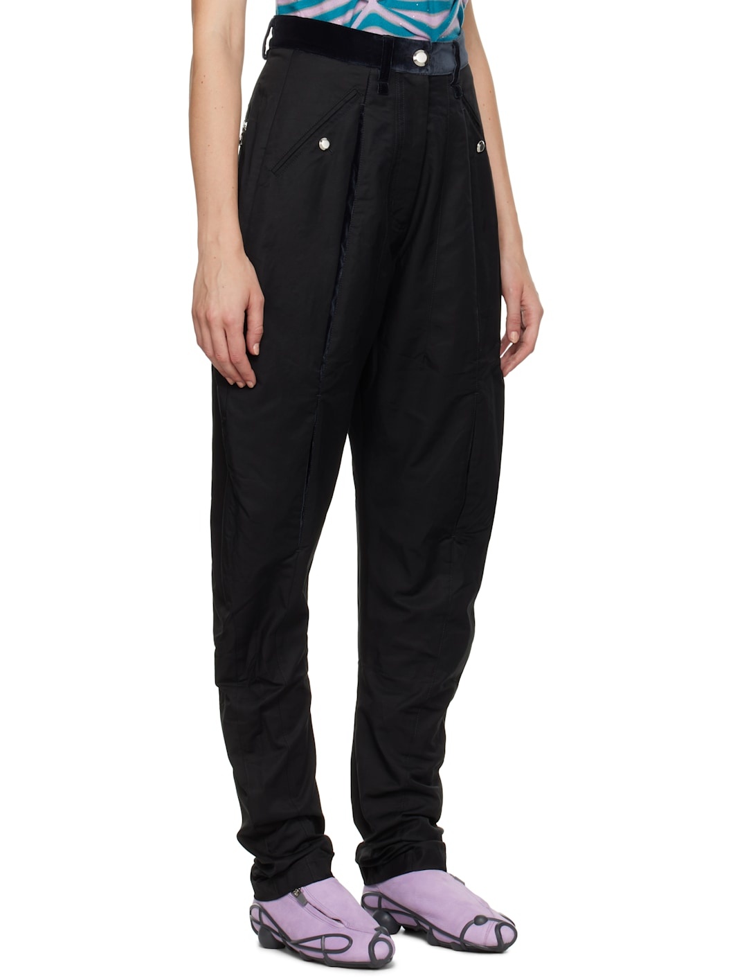 Black Chasseur Trousers - 2