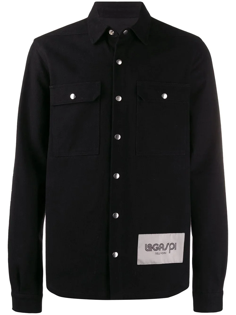 logo patch shirt - 1