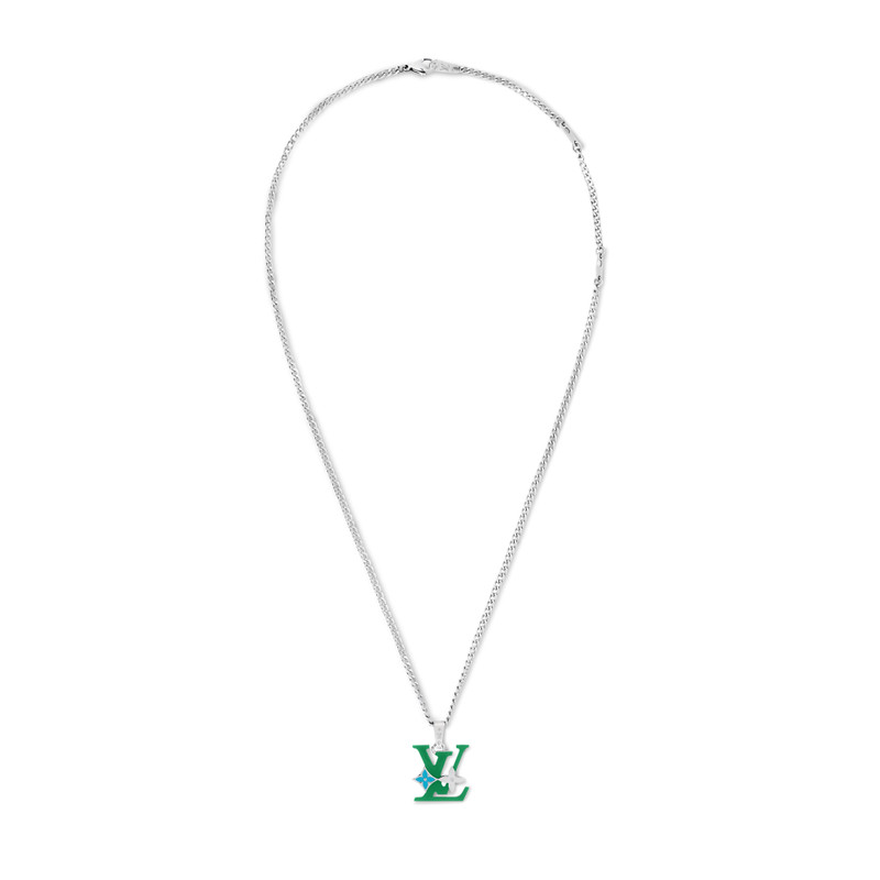 Monogram Row Pendant 4