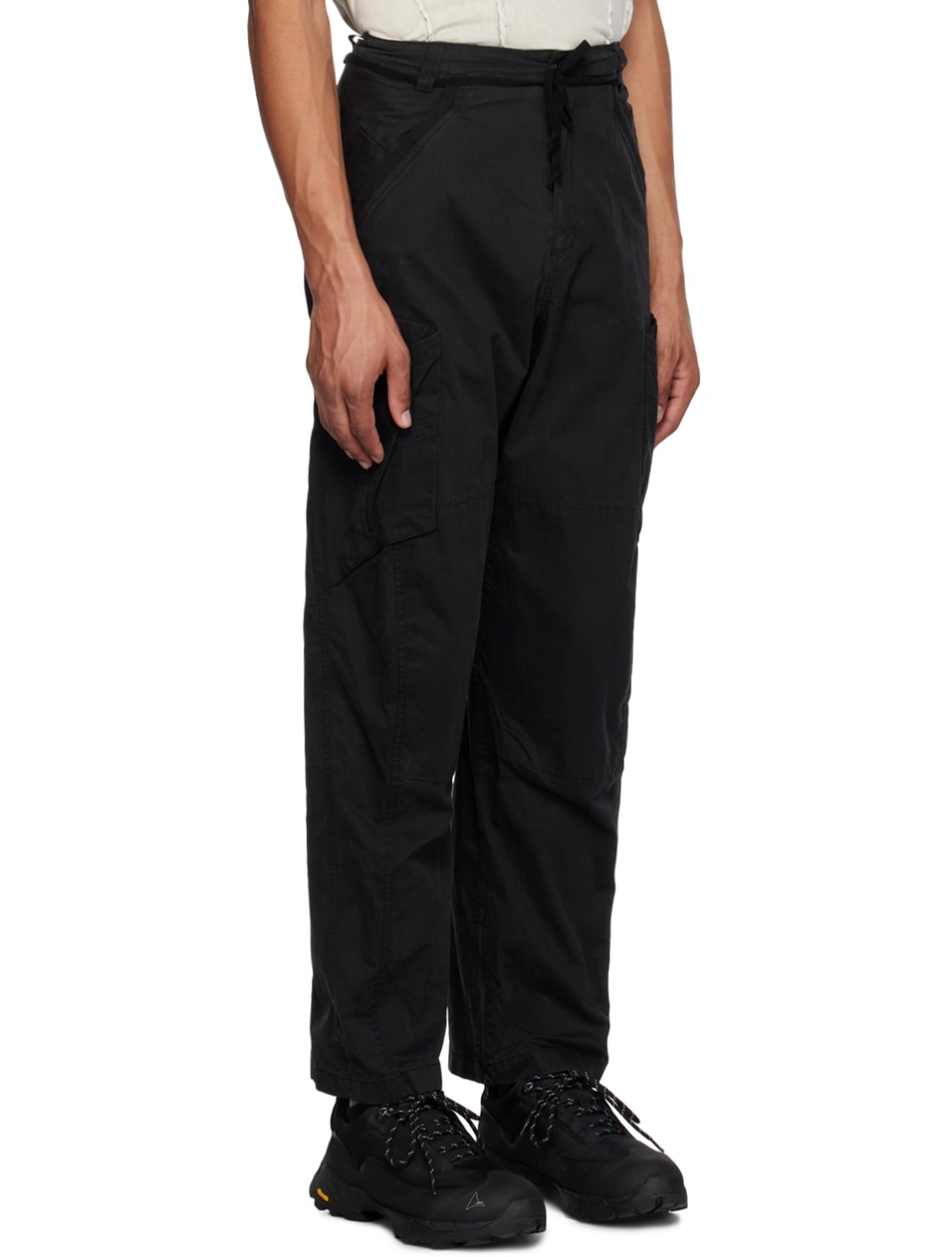 Black Pocket Trousers - 2