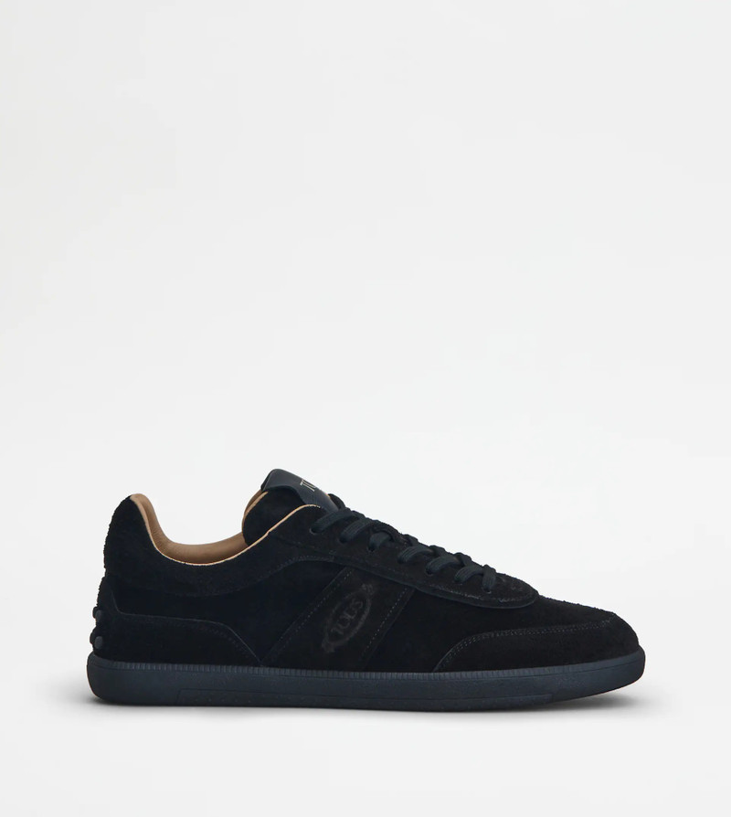TOD'S TABS SNEAKERS IN SUEDE - BLACK 1