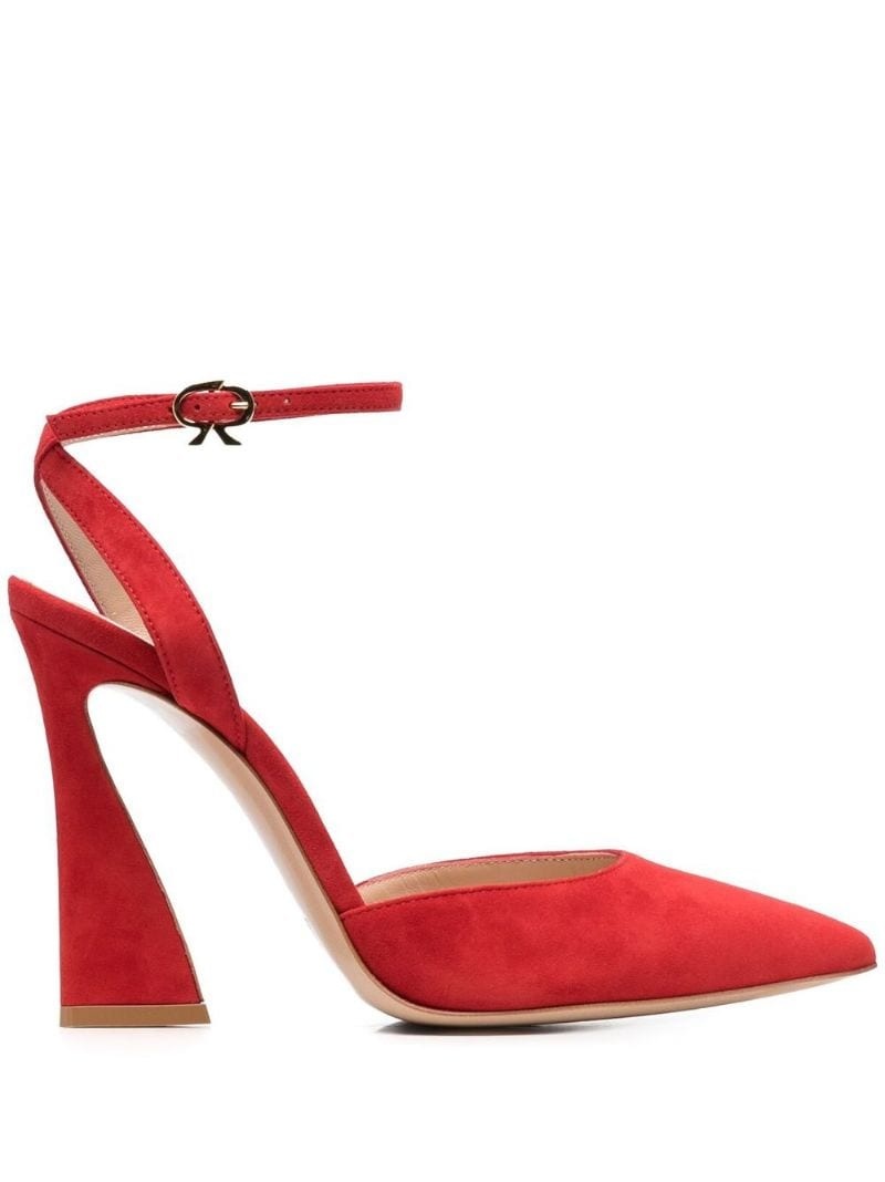 Aura D'Orsay suede pumps - 1