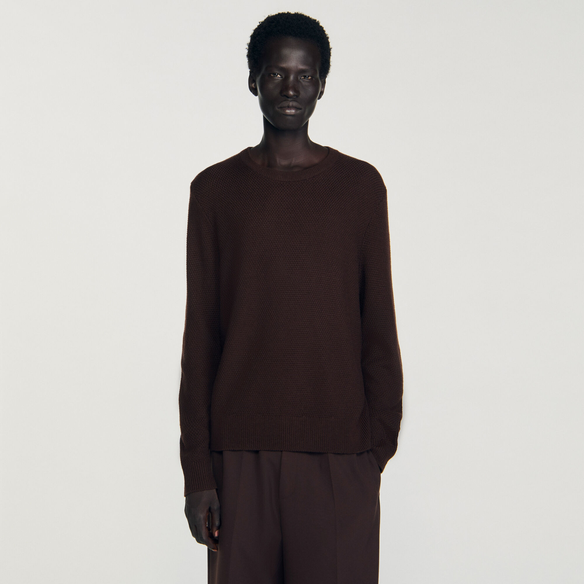 TEXTURED KNIT SWEATER - 4