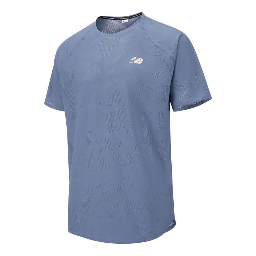 New Balance Q Speed Jacquard T-shirt 'Light Blue' MT33281-MYL - 1